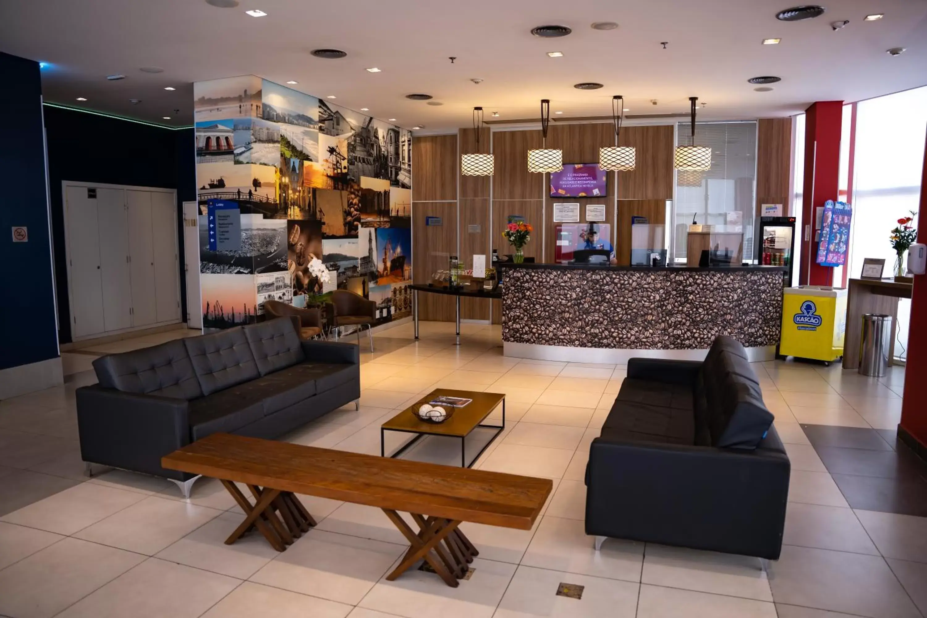 Lobby or reception in Comfort Hotel Santos Lobby or reception in Comfort Hotel Santos