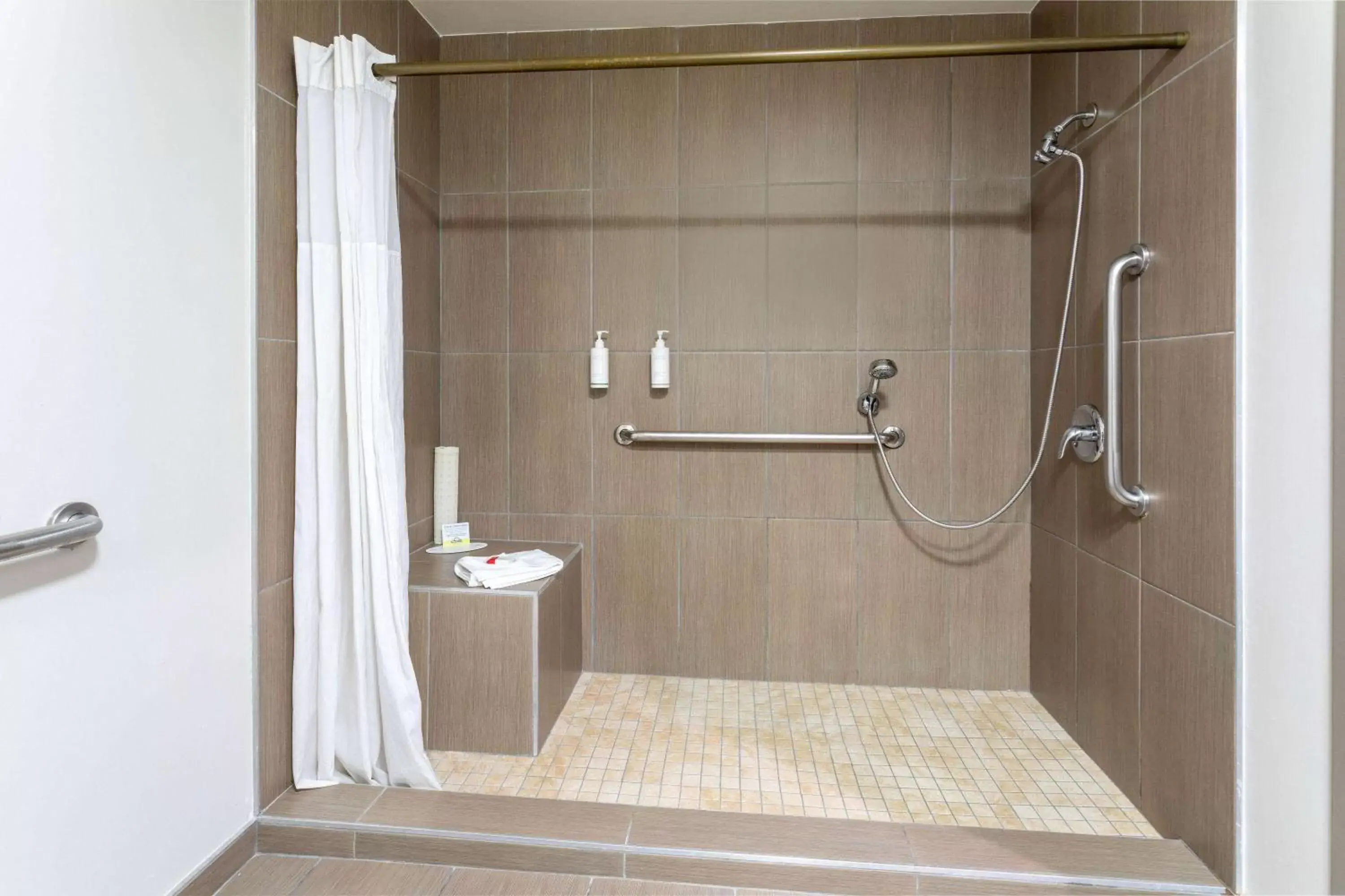 Shower, Bathroom in Days Inn by Wyndham Santa Monica/Los Angeles
