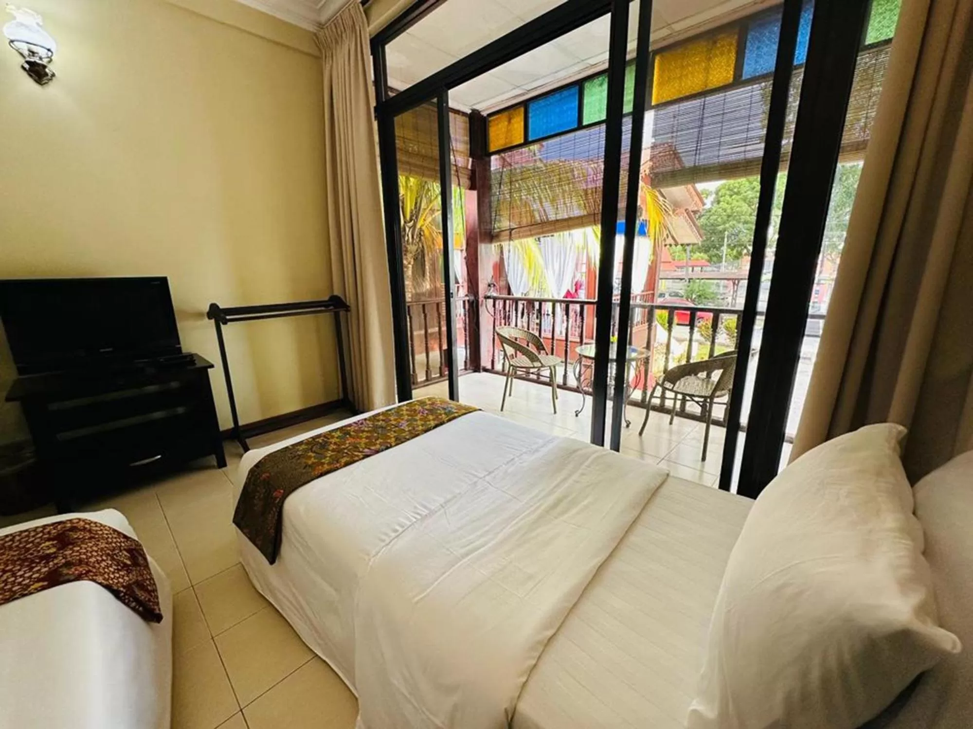 Bed in MORTEN VILLA MELAKA