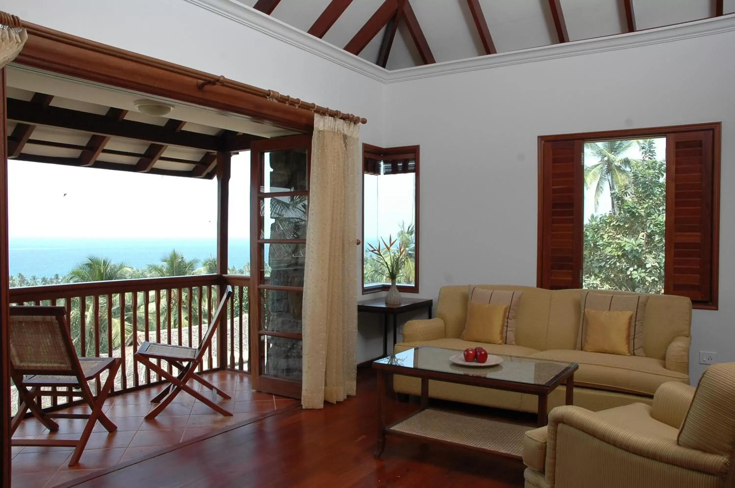 Balcony/Terrace, Seating Area in Taj Green Cove Resort and Spa Kovalam