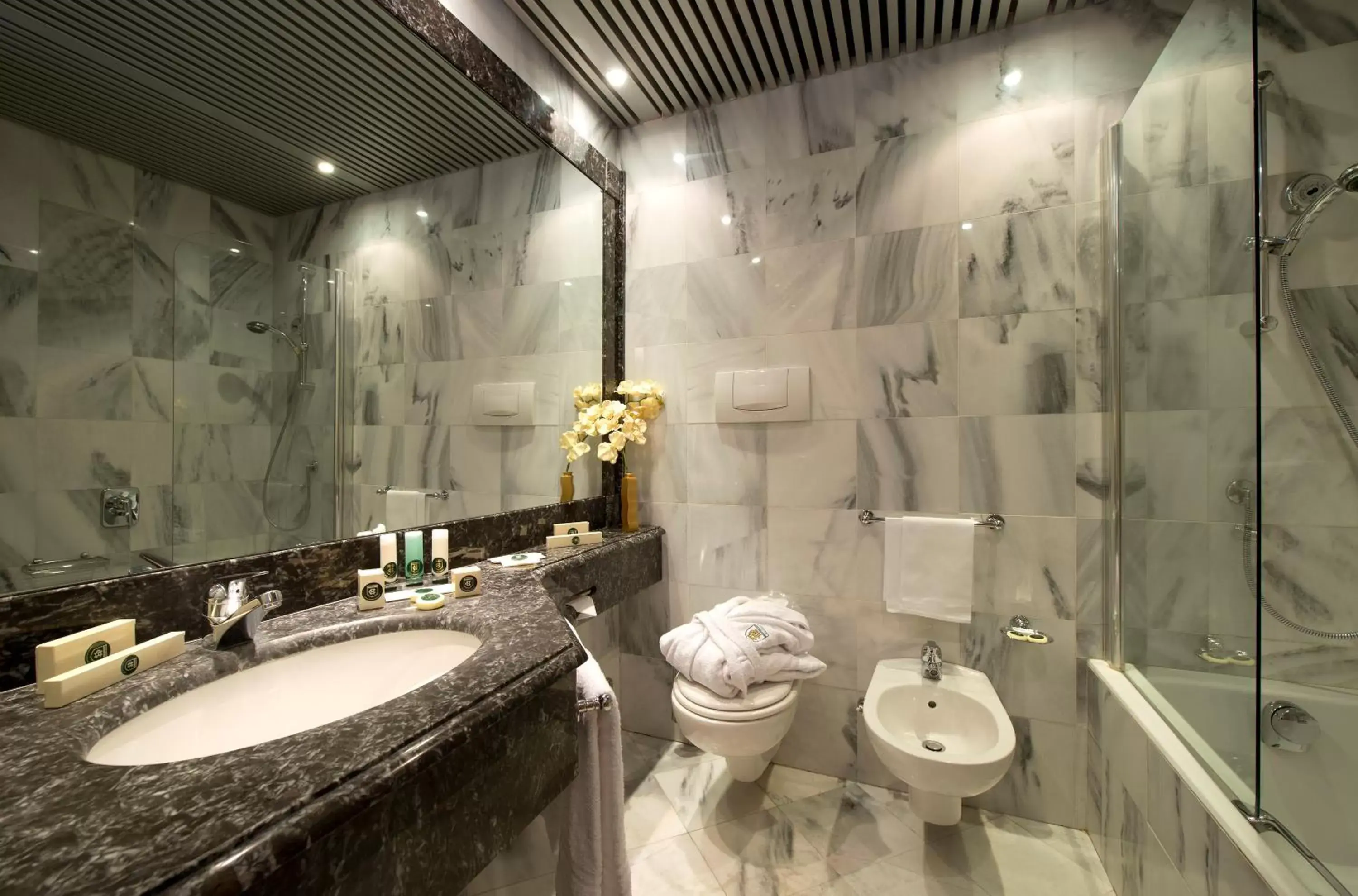 Bathroom in Grand Hotel Barone Di Sassj