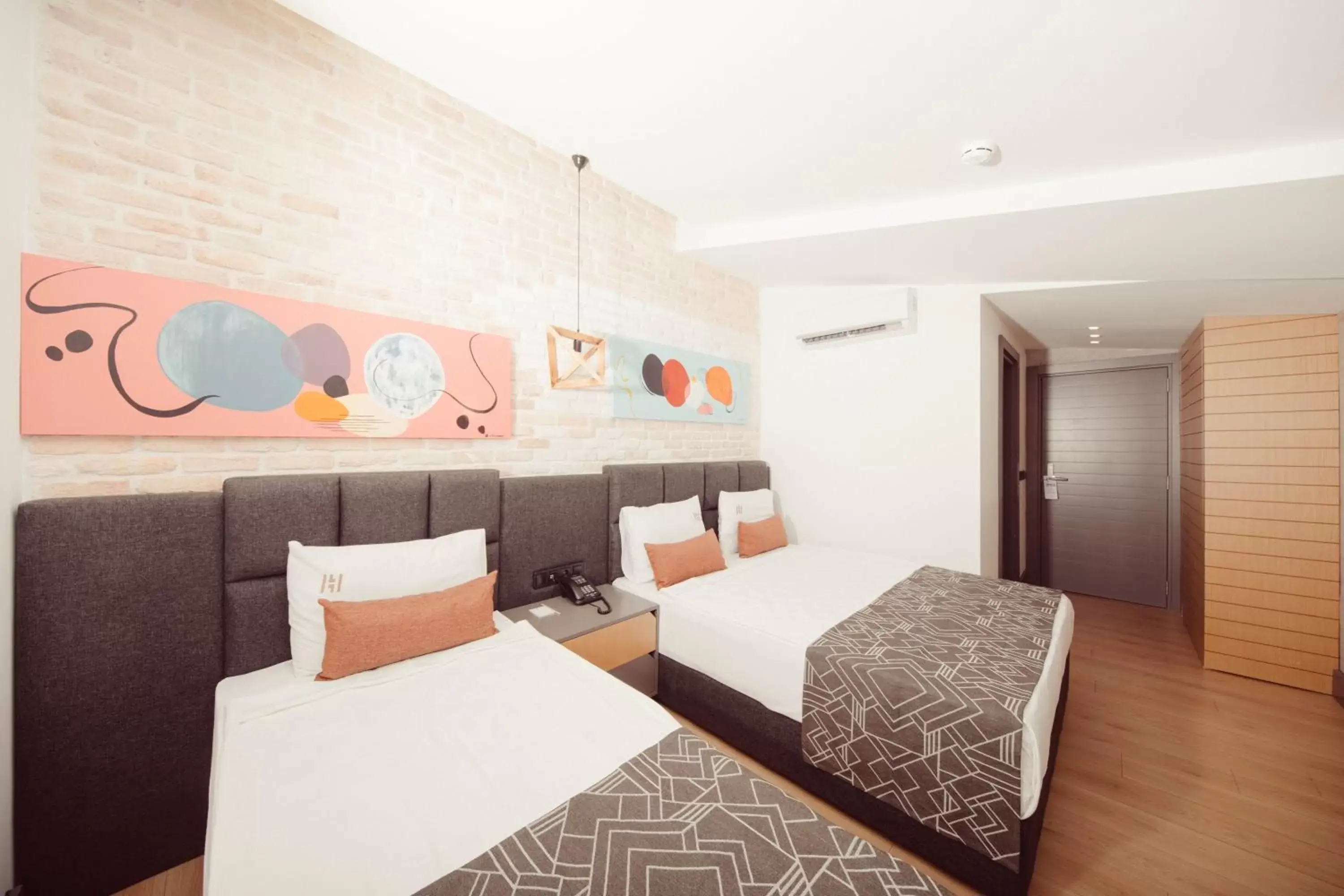 Bed in Laren Sea Side Hotel Spa