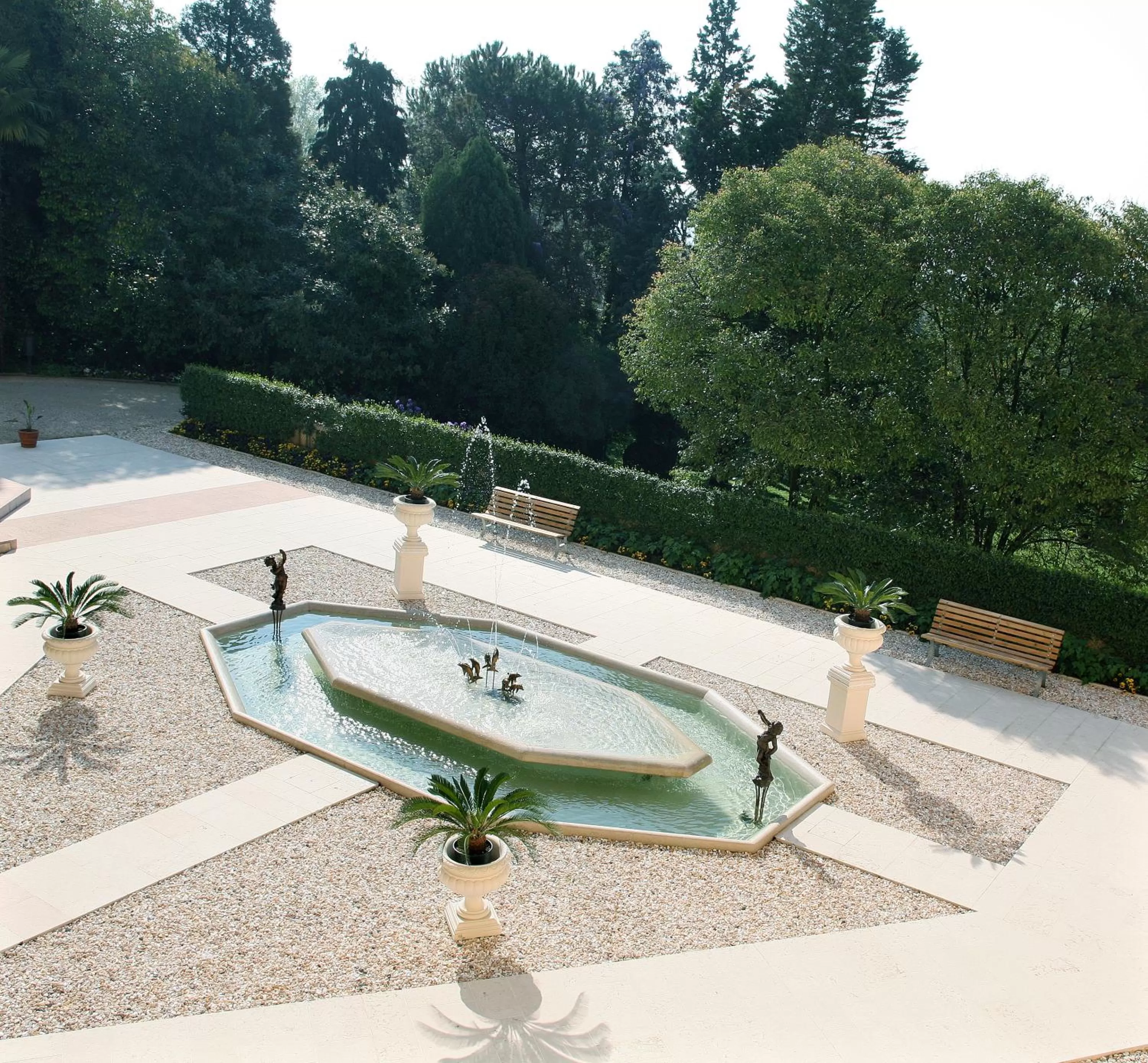 Garden view in Villa Scalabrini