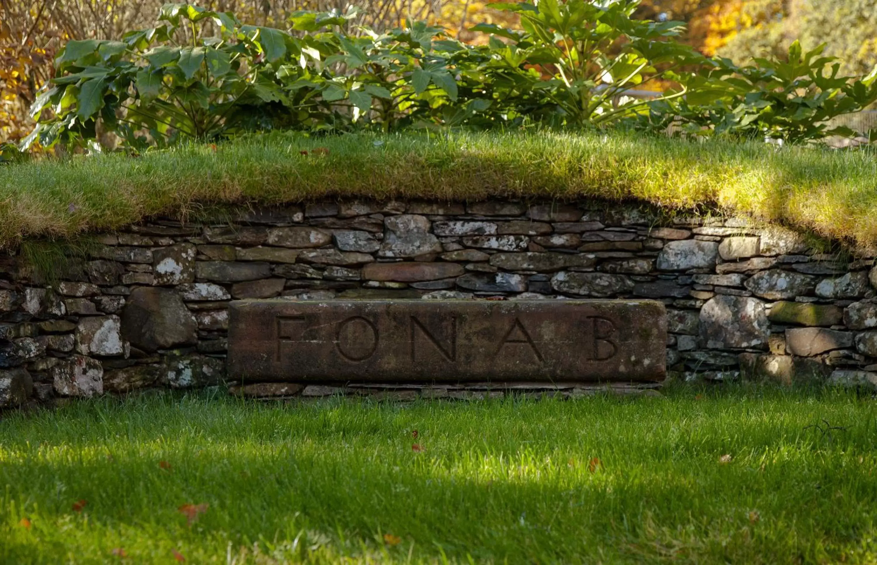 Garden in Fonab Castle Hotel