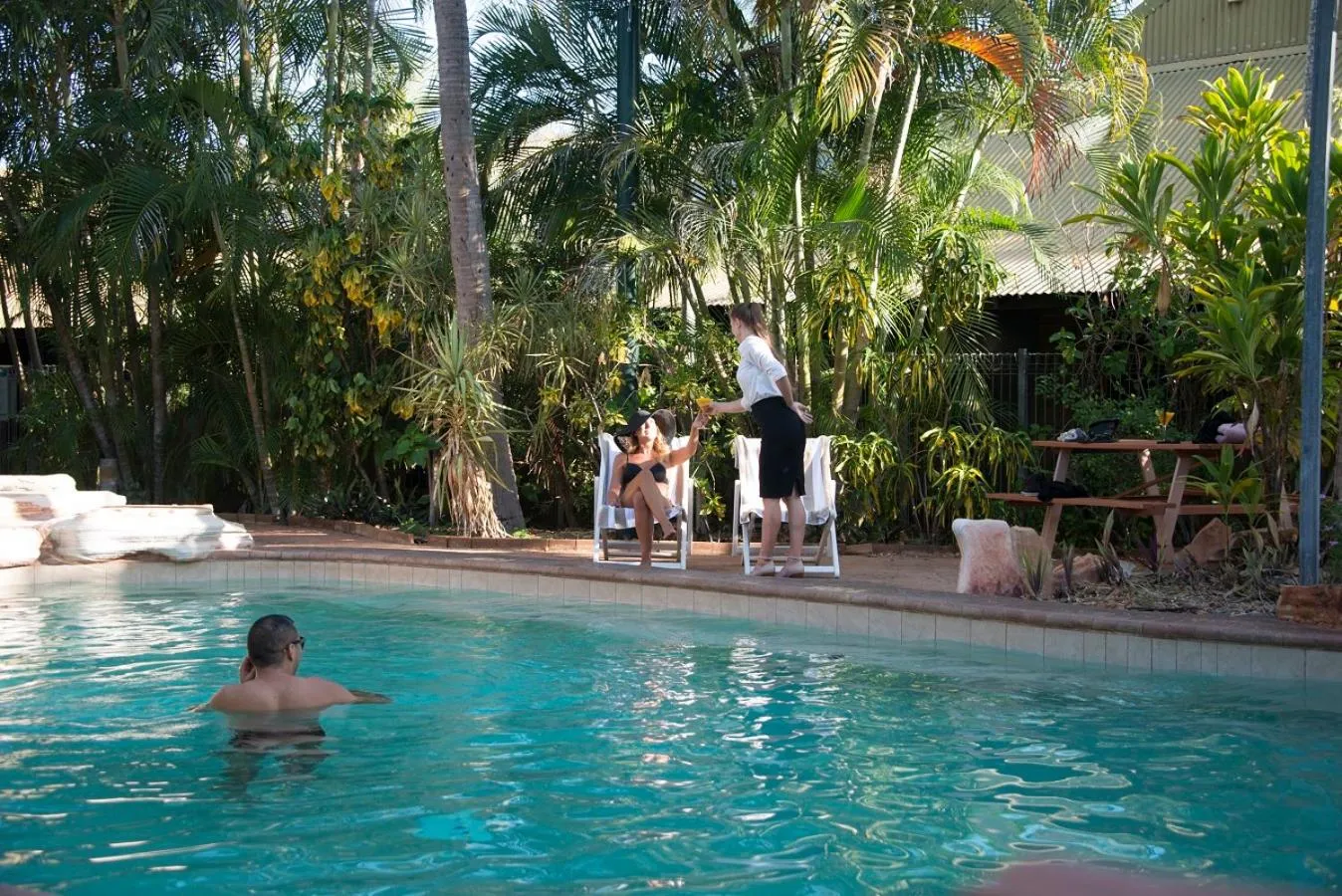 Area and facilities in Roebuck Bay Hotel