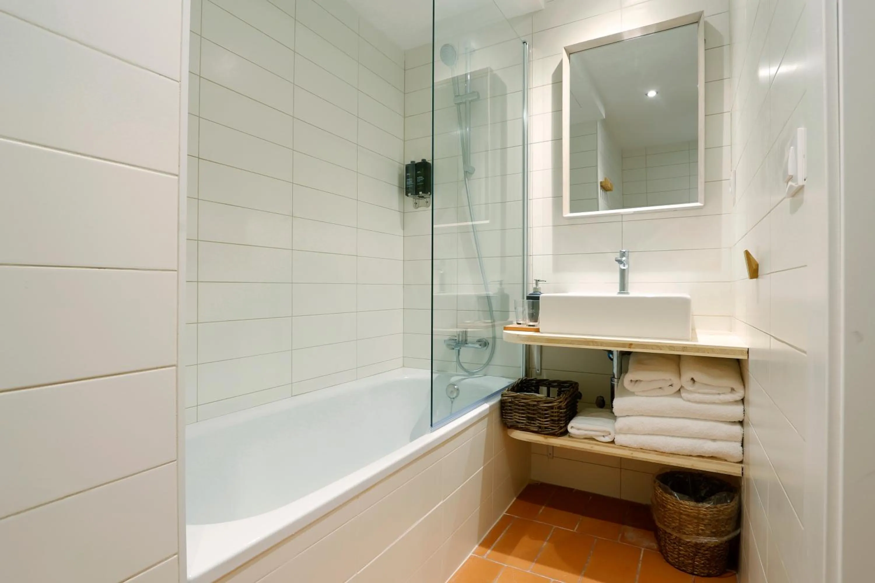 Bathroom in Hostal Ses Negres