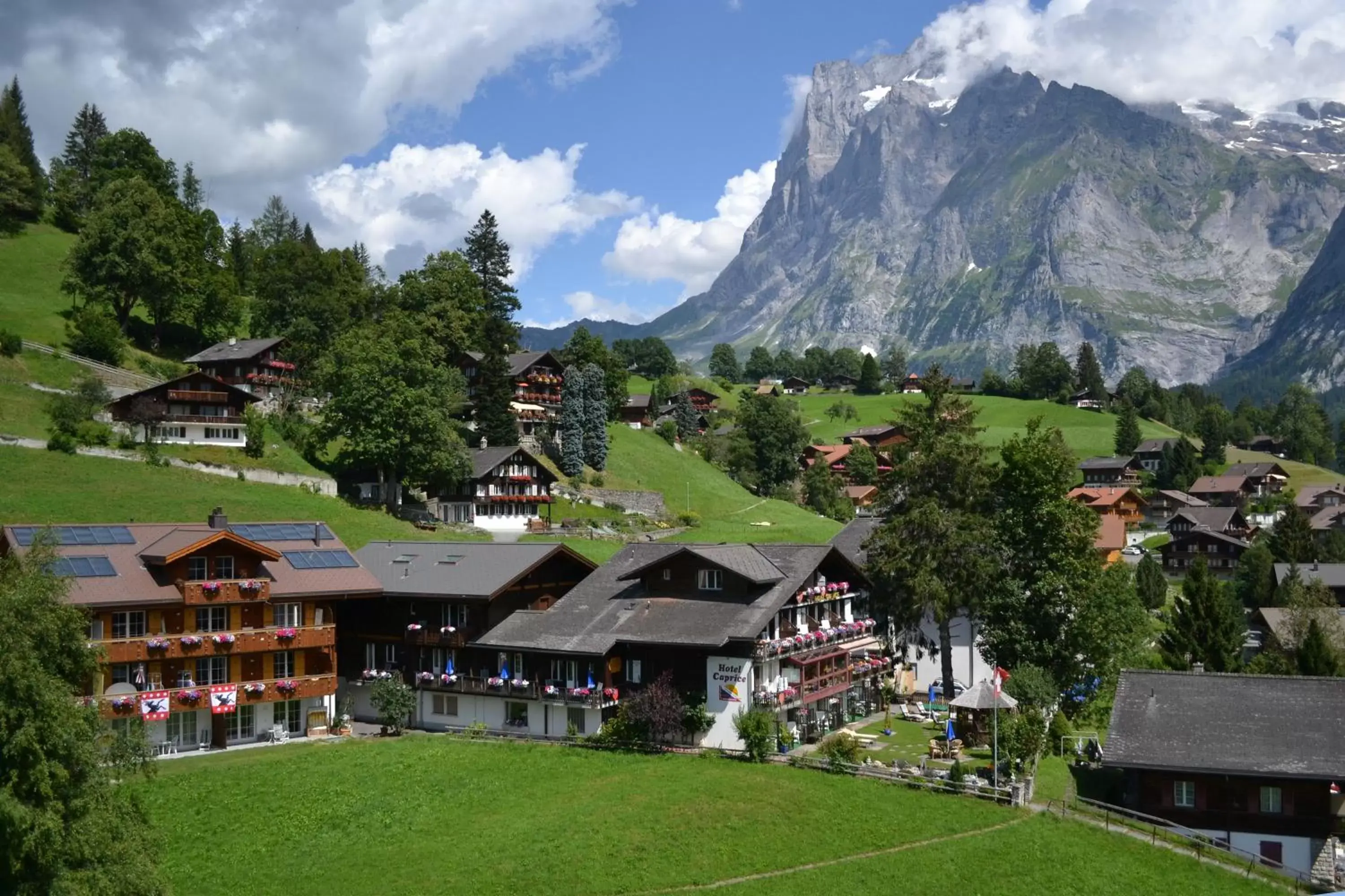Facade/entrance, Bird's-eye View in Hotel Caprice - Grindelwald