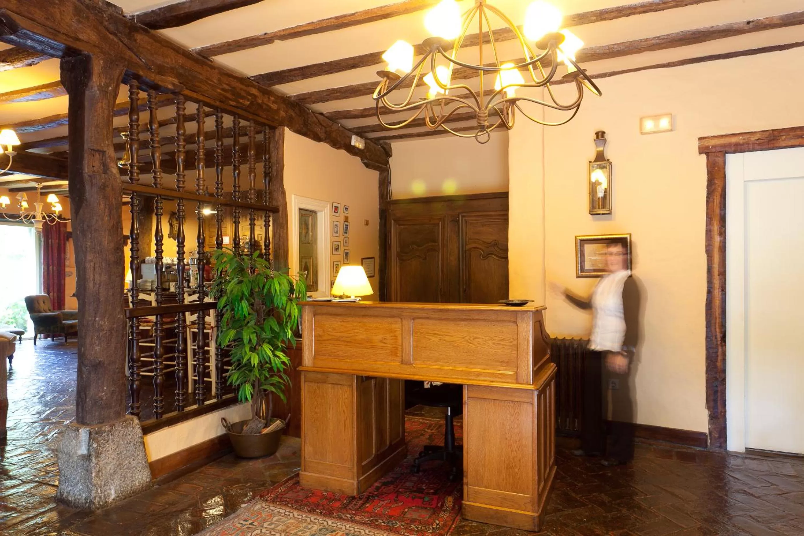 Lobby or reception in Hotel Zubieta