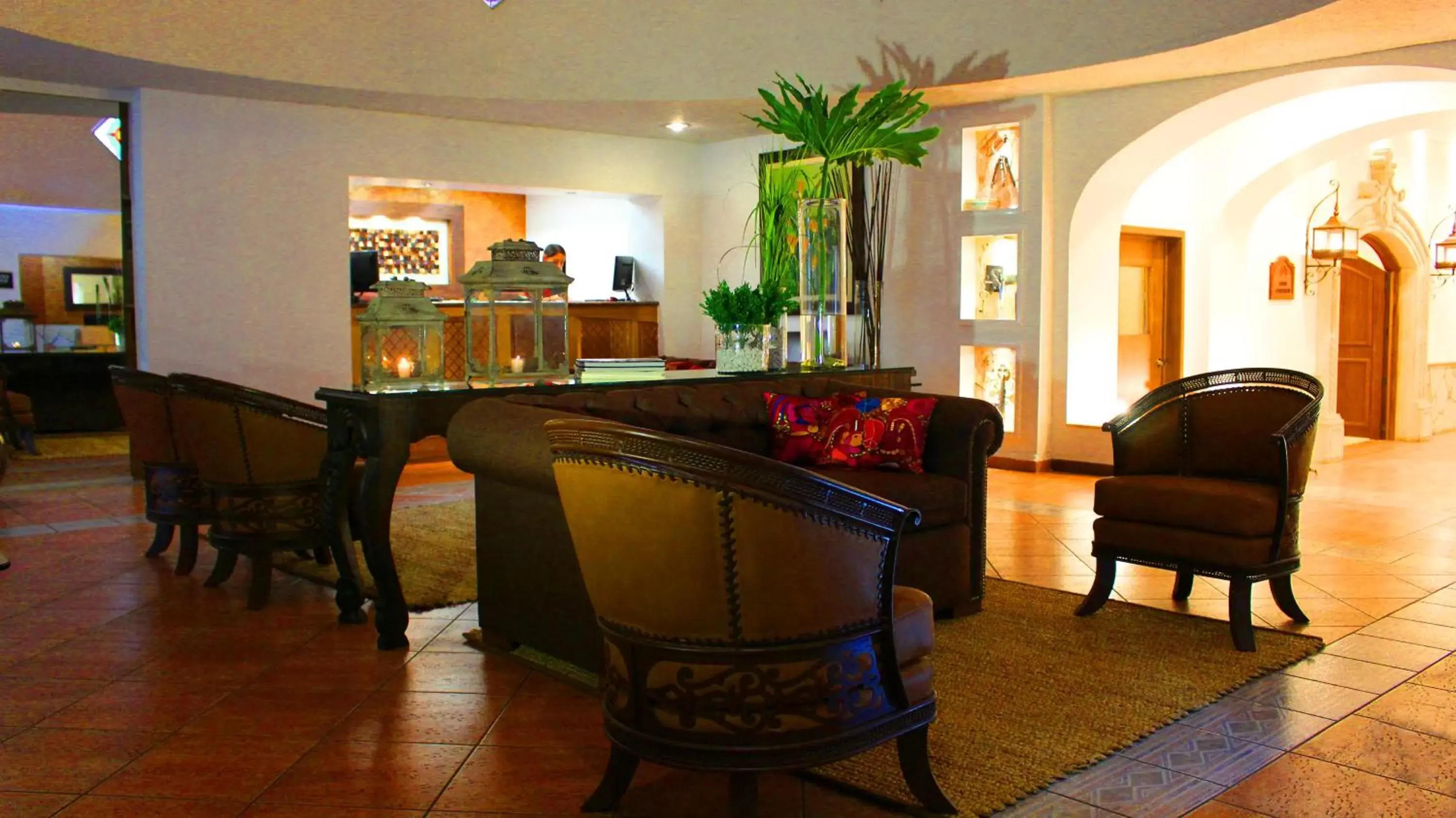 Lobby or reception, Lounge/Bar in Meson del Valle