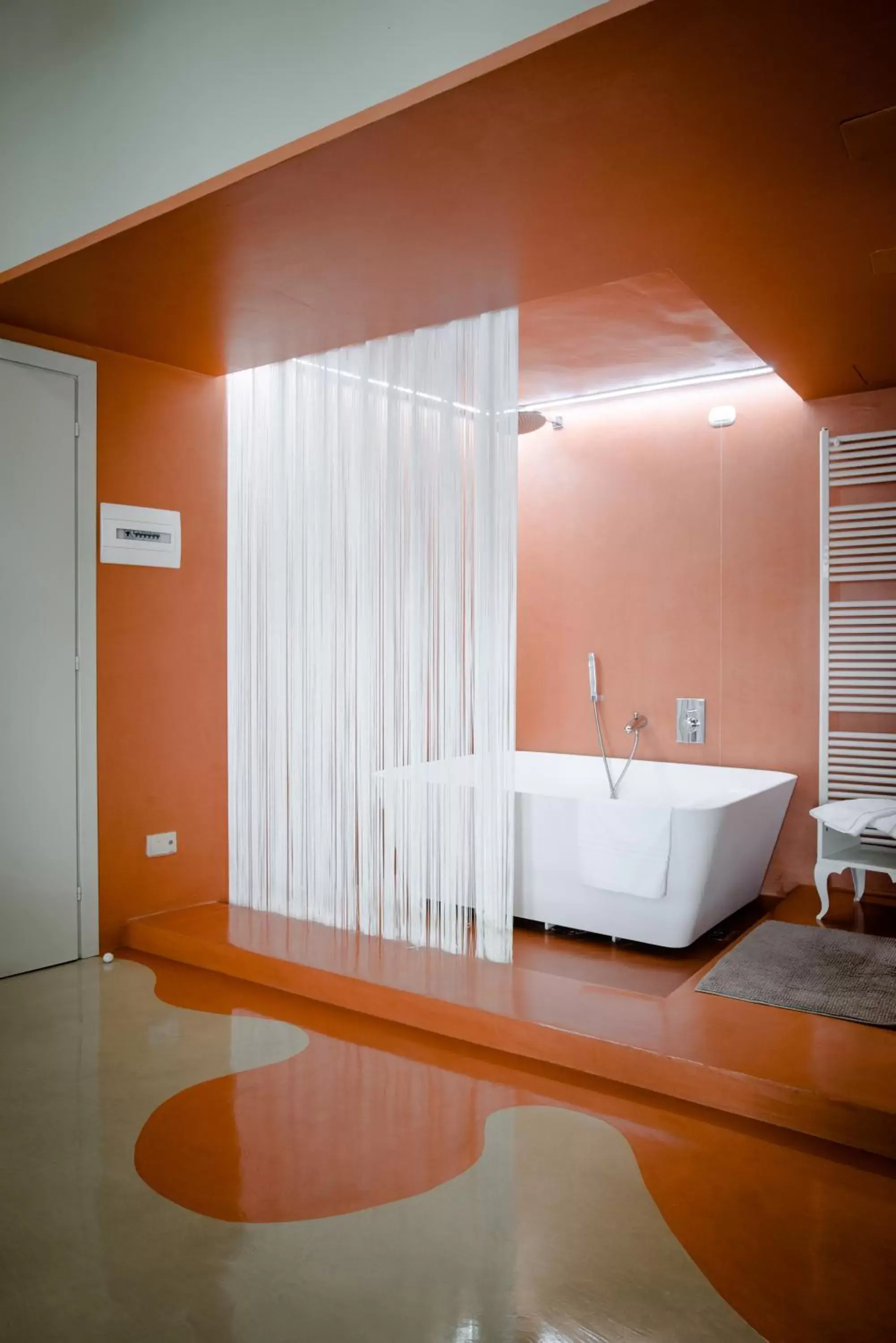 Shower, Bathroom in Alessi Hotel Trattoria
