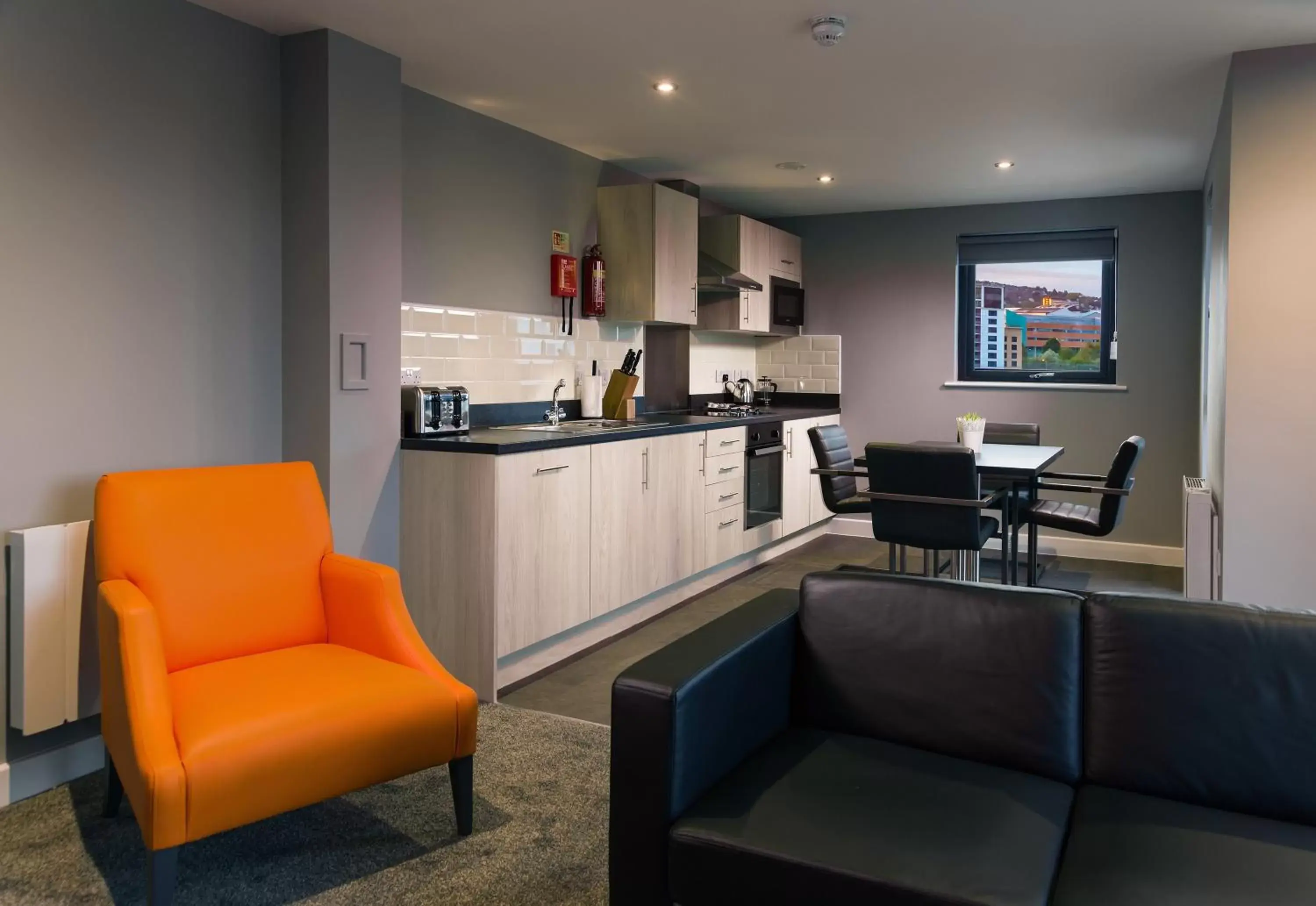 Seating Area in Dream Apartments Quayside