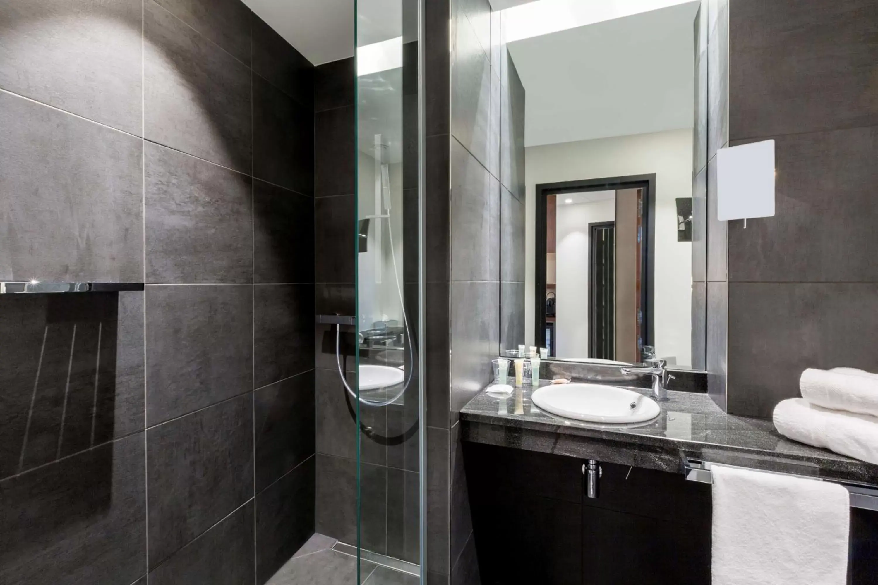 Shower, Bathroom in Best Western Plus Hotel & Restaurant Les Humanistes Colmar Nord