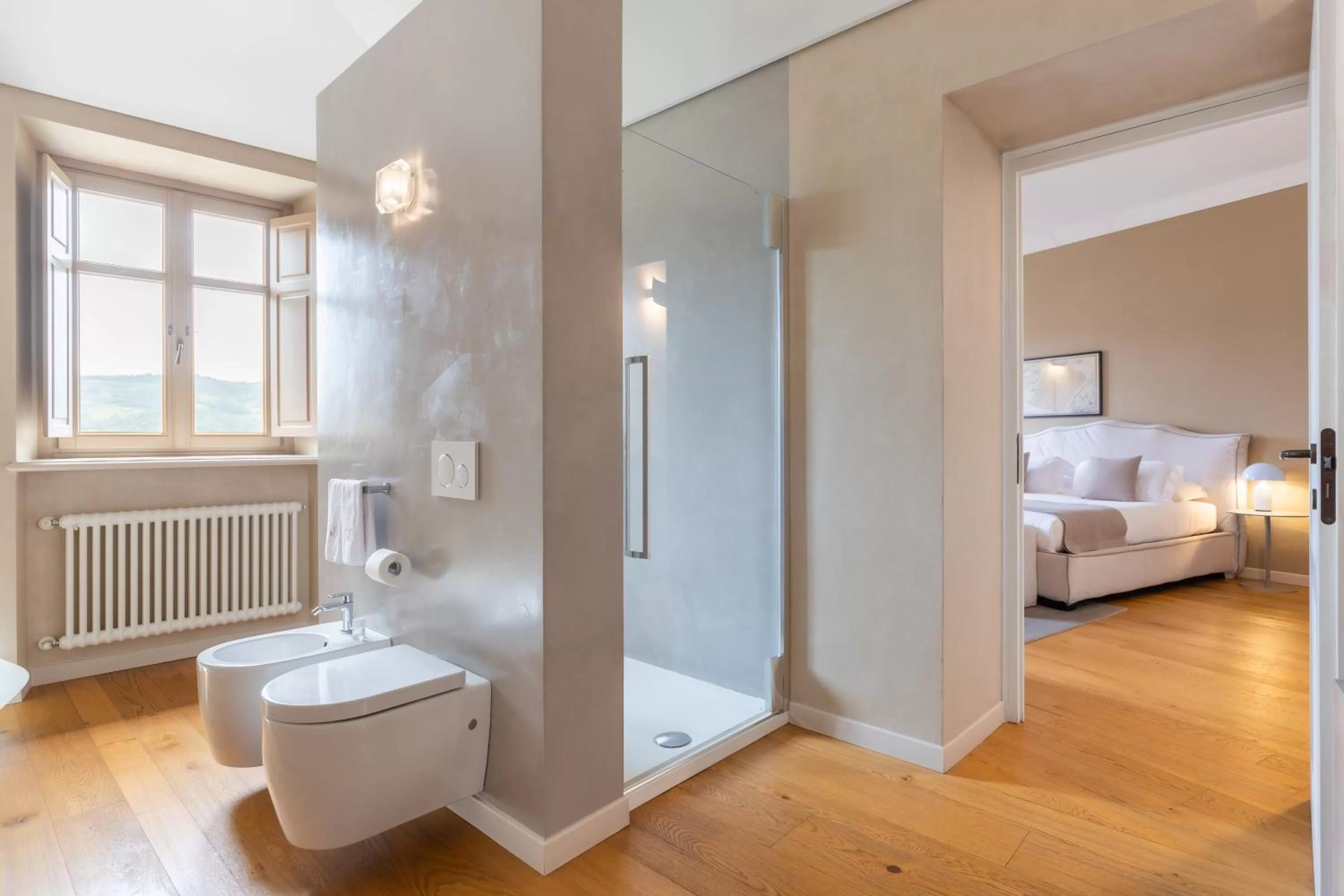 Bed in Relais Villa del Borgo