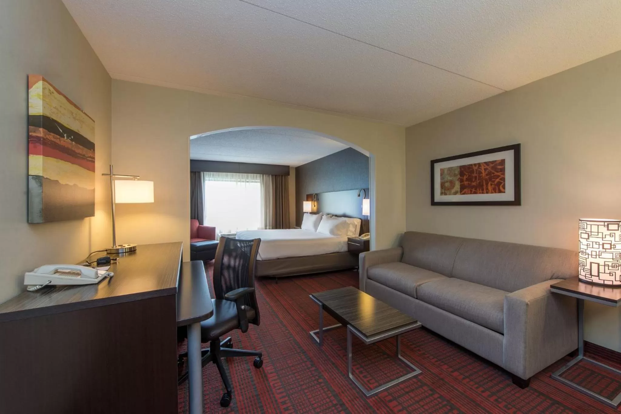 Bedroom, Bed in Holiday Inn Express Hotel & Suites Auburn by IHG
