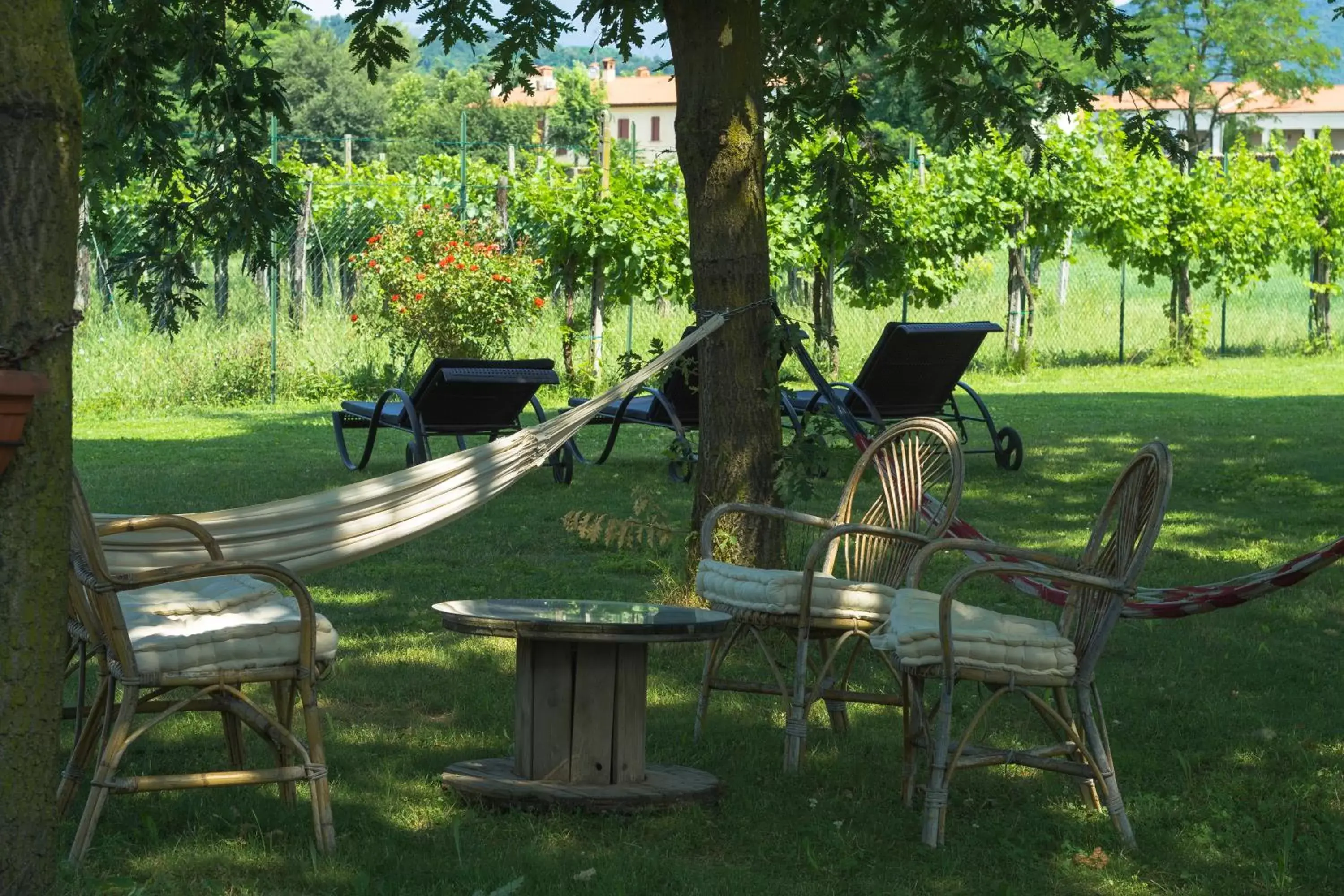 Garden in Villa Franca in Franciacorta