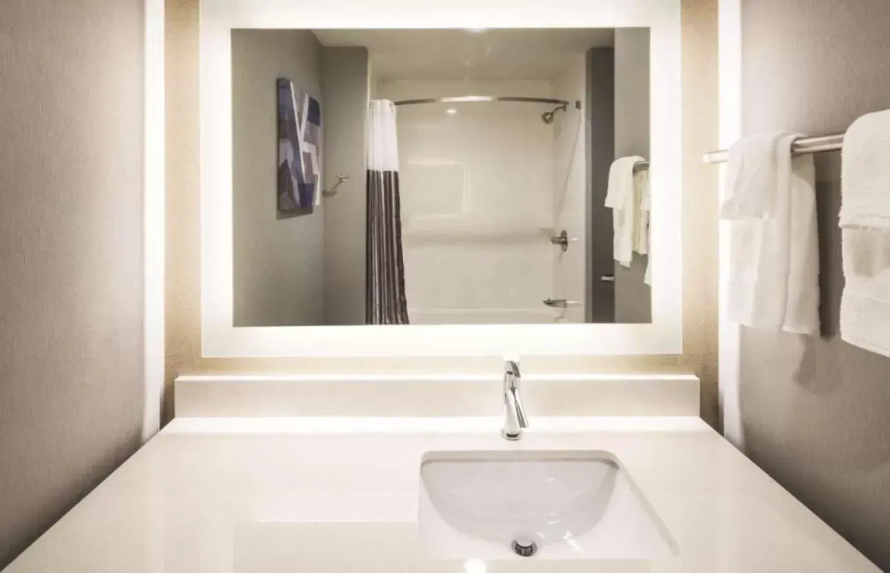 Bathroom in La Quinta Inn & Suites by Wyndham Locust Grove
