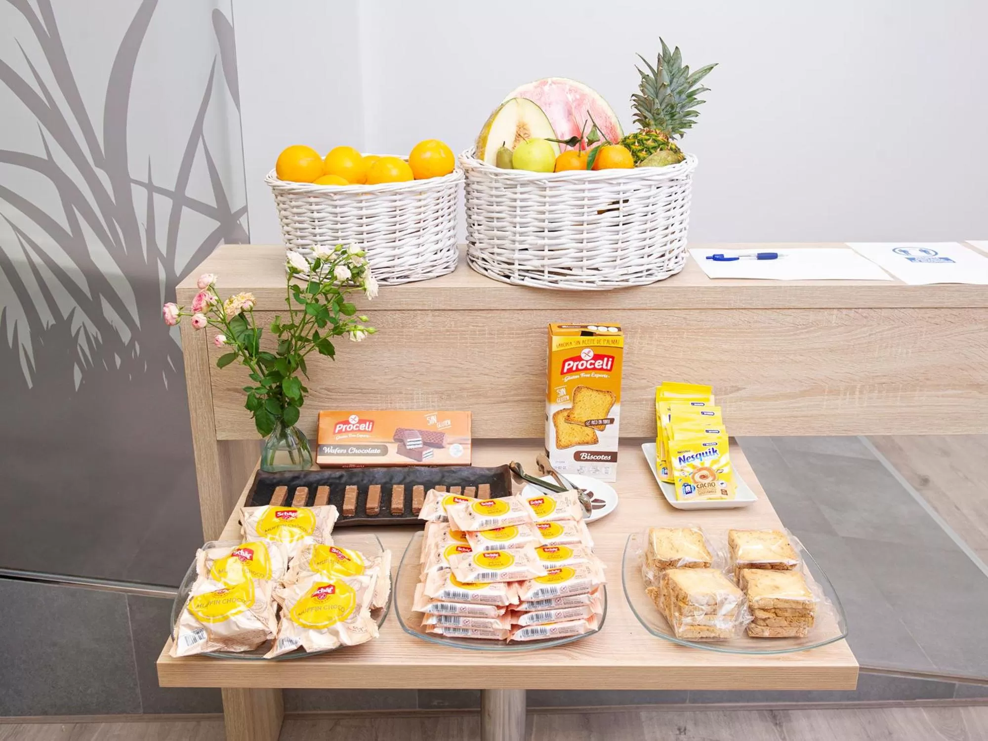 Buffet breakfast in Hotel Azahar