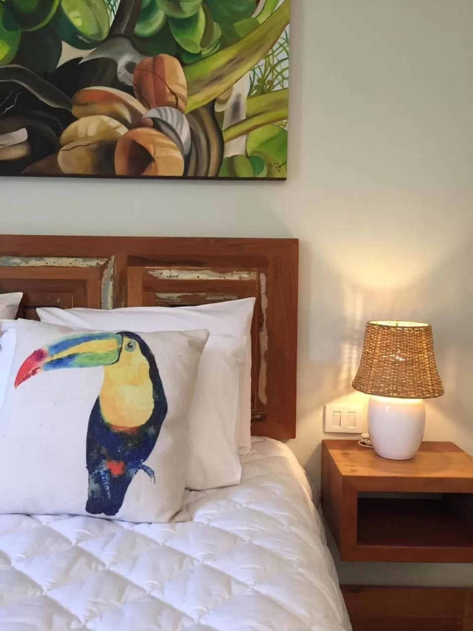 Bed in Pousada Vila do Loro