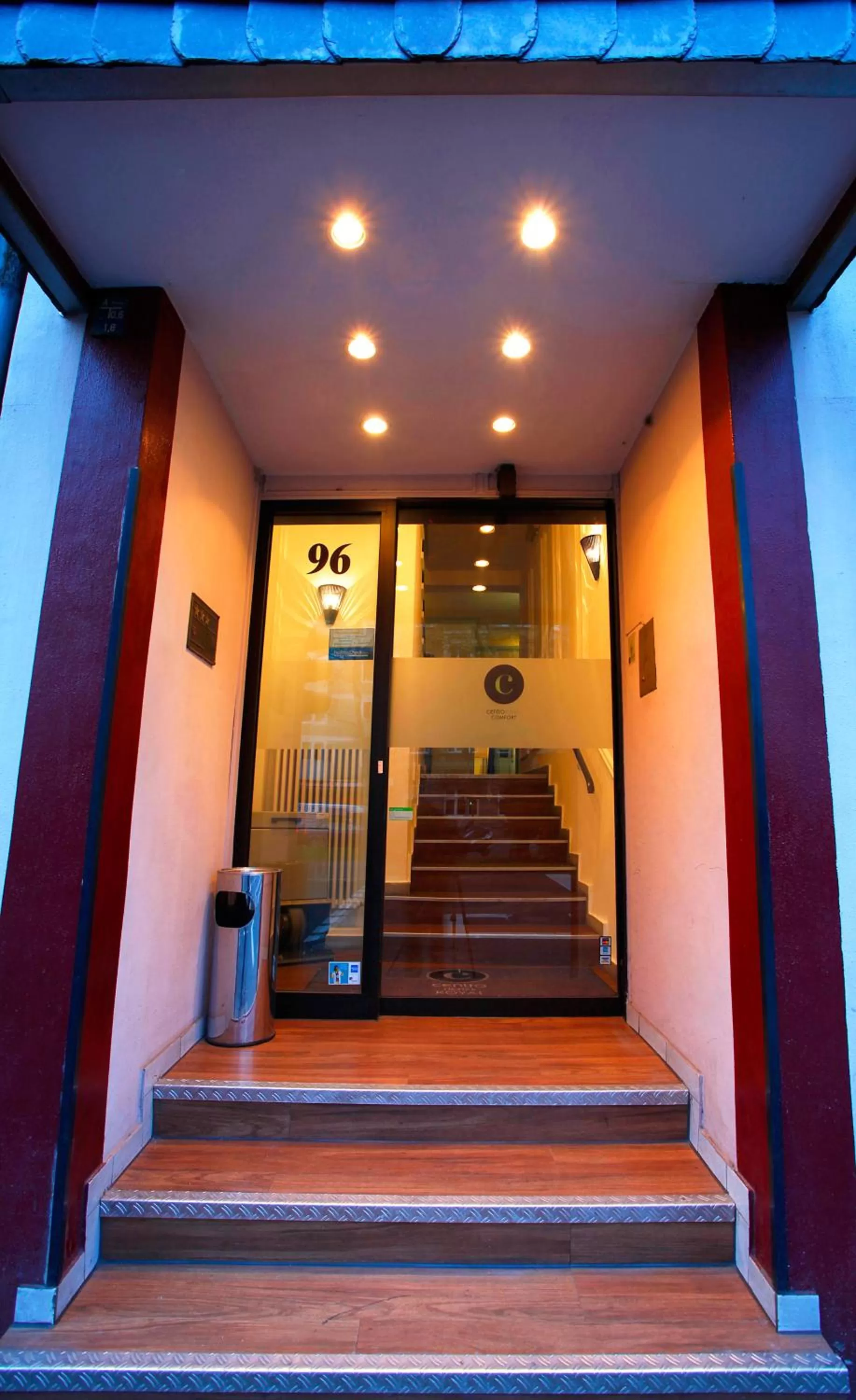 Facade/entrance in INA Hotel Royal