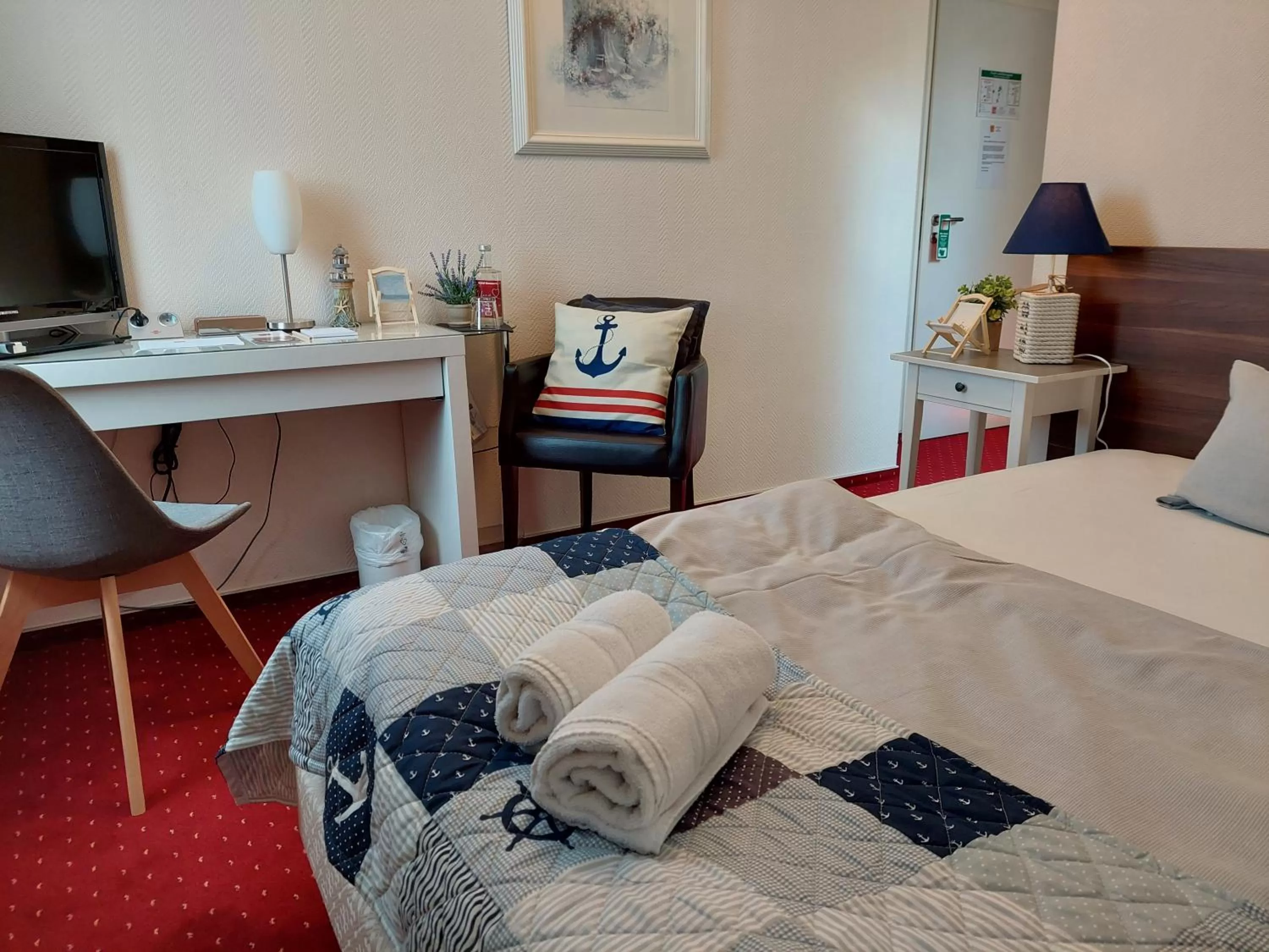 Bed in Hotel Rosmarin