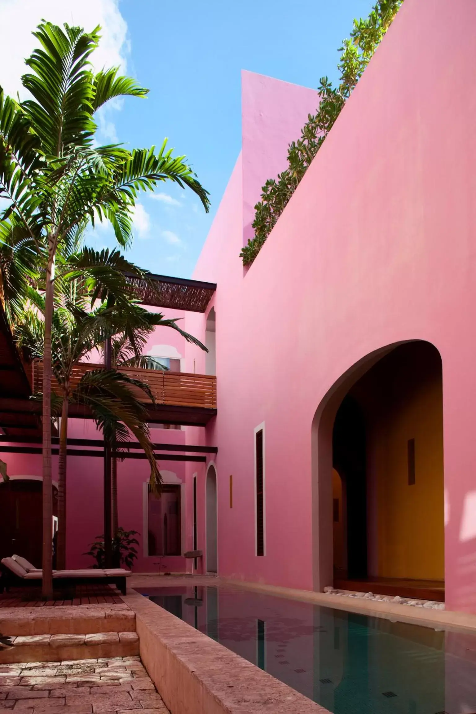 Patio, Swimming Pool in Rosas & Xocolate Boutique Hotel and Spa Merida, a Member of Design Hotels