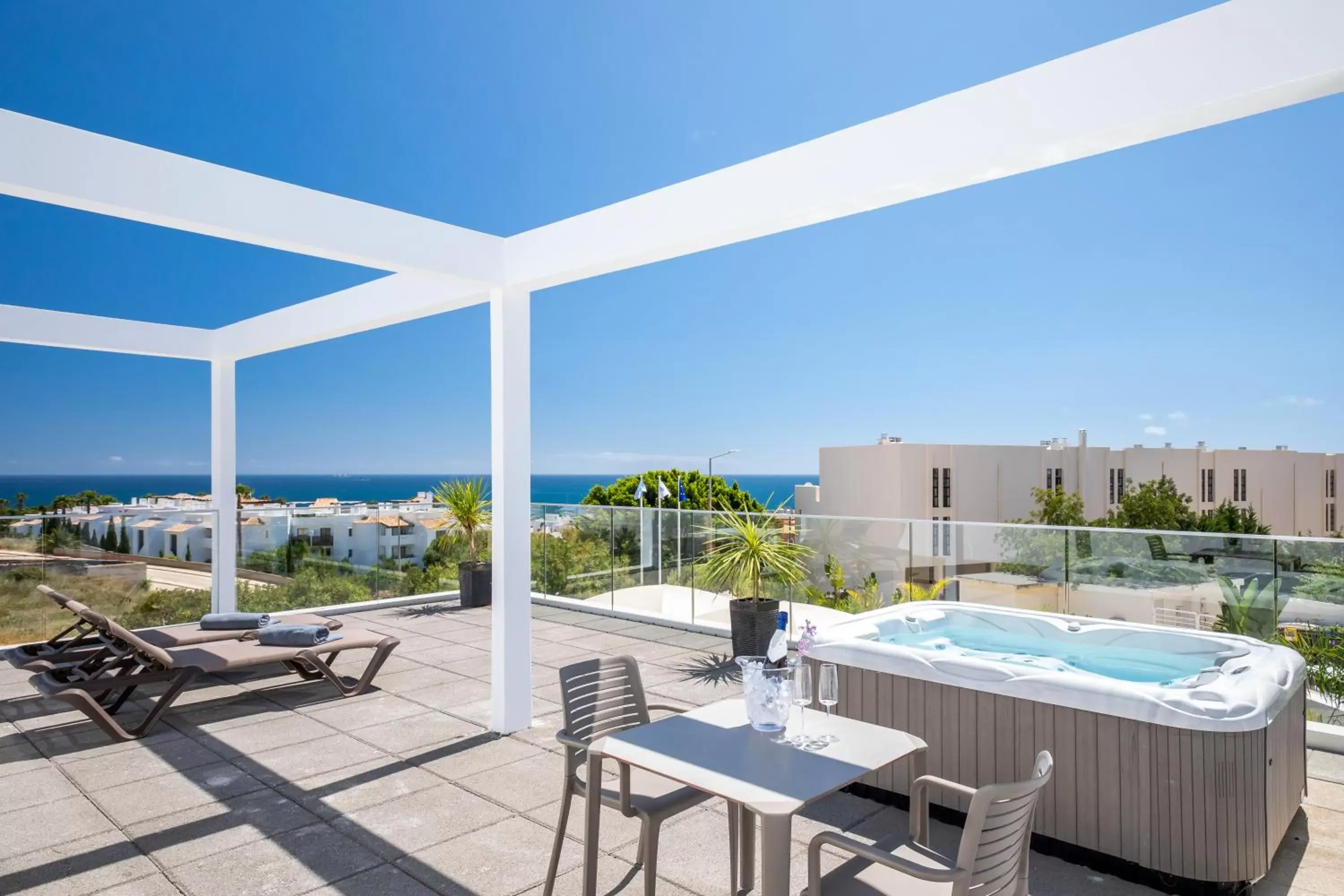 Balcony/Terrace, Swimming Pool in Lagos Atlantic Hotel