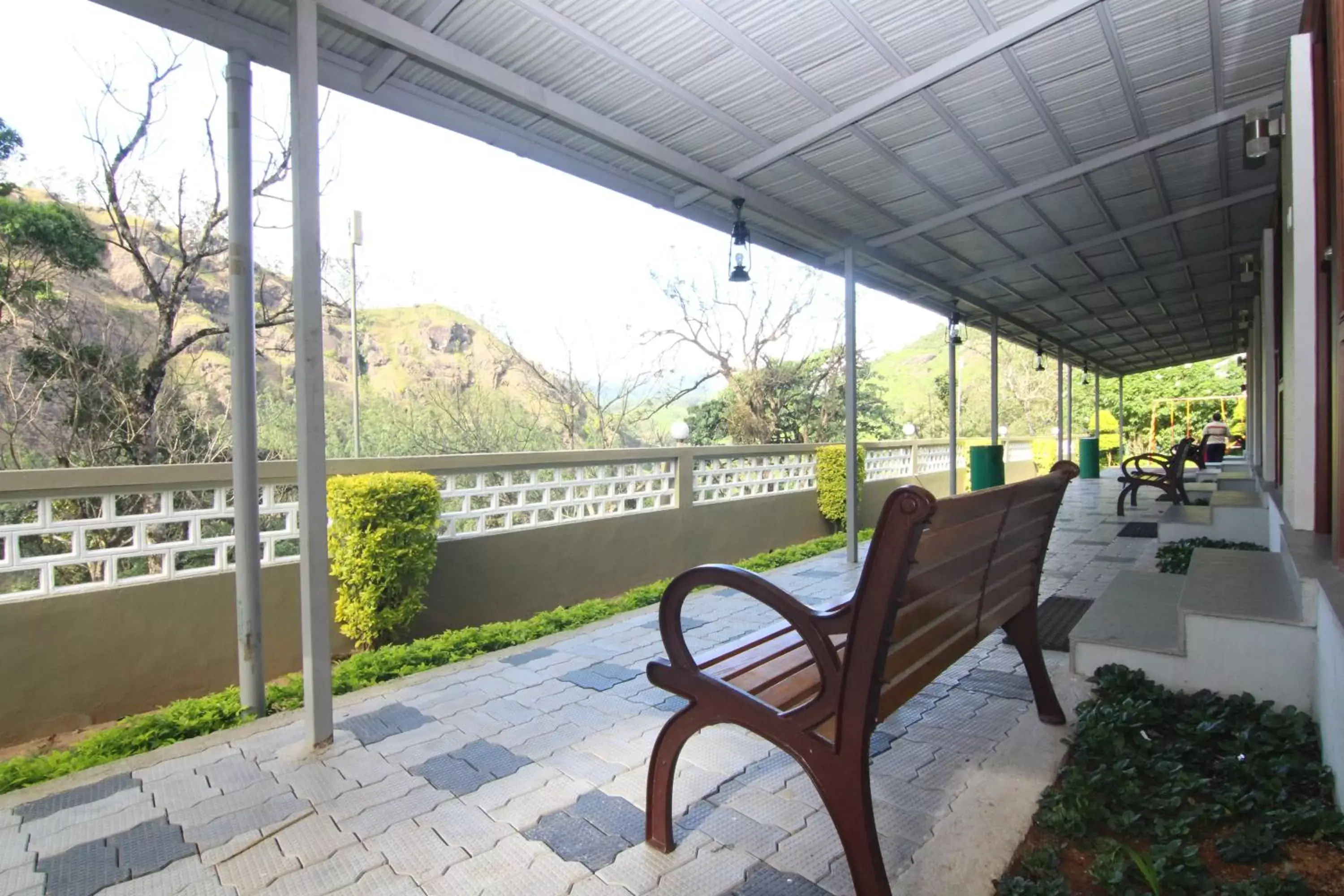 Patio in Abad Copper Castle Resort