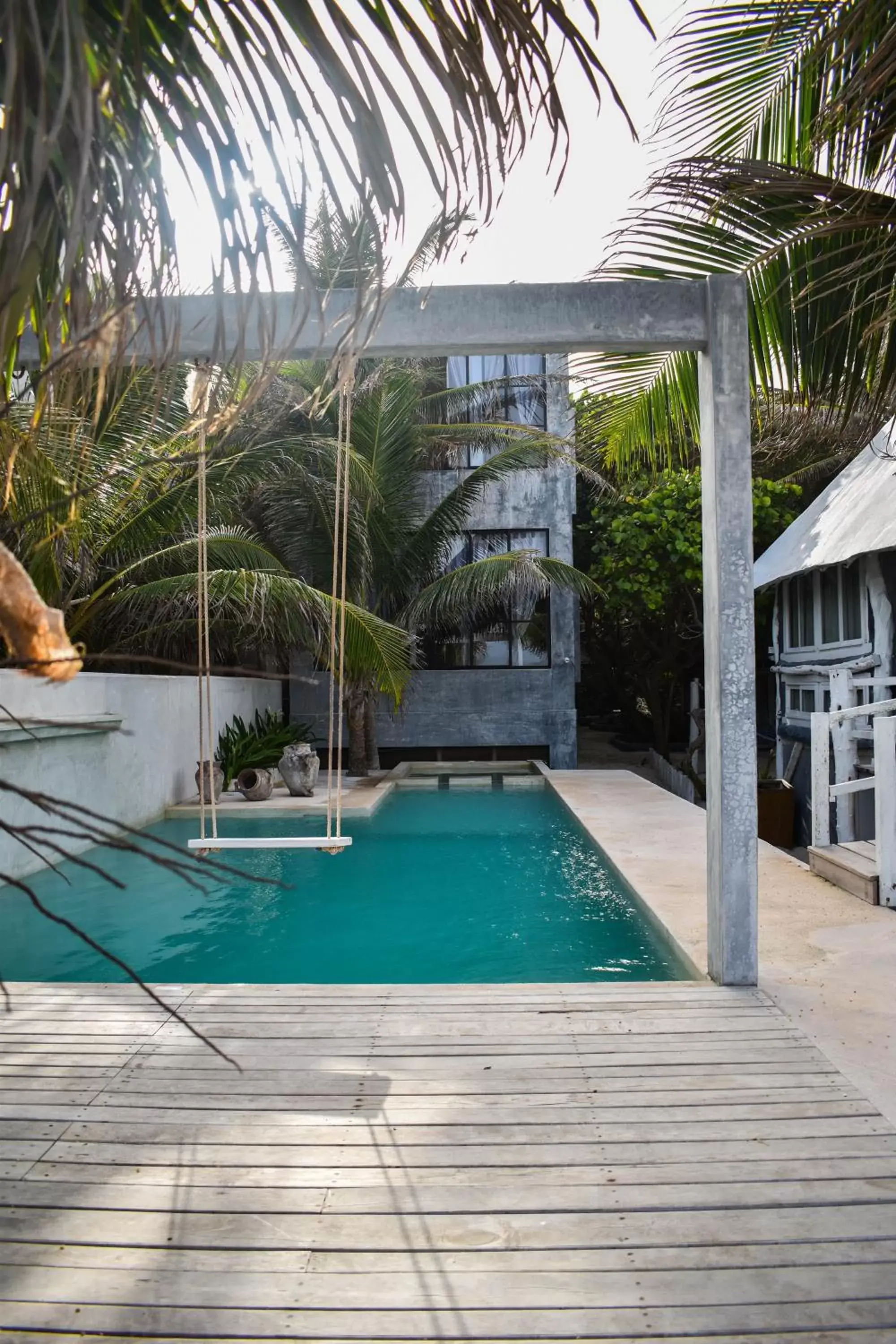 Swimming Pool in Posada Lamar Tulum Beach Front and Pool