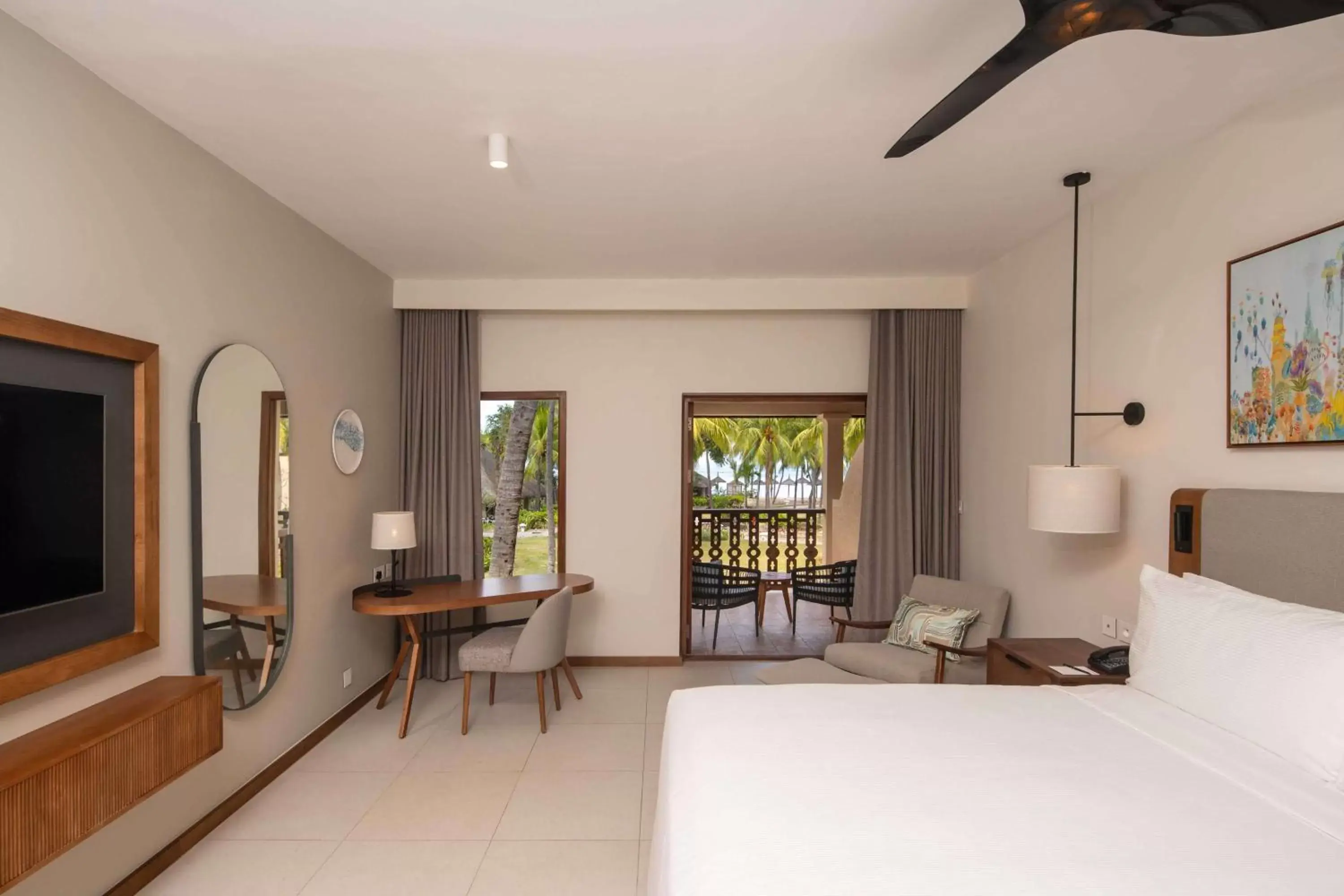 Bedroom in Hilton Mauritius Resort & Spa