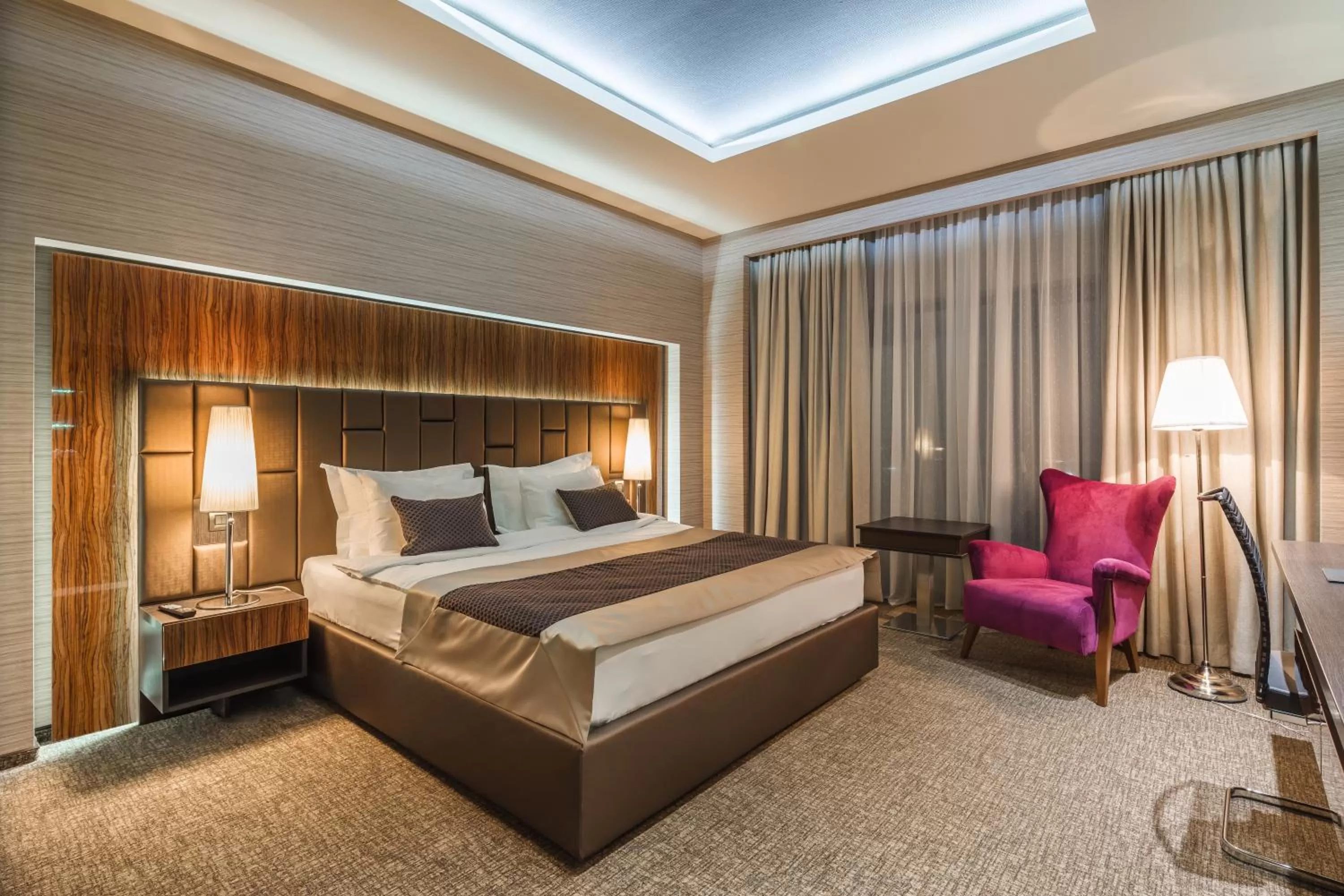 Bed in Sky Blue Hotel & Spa