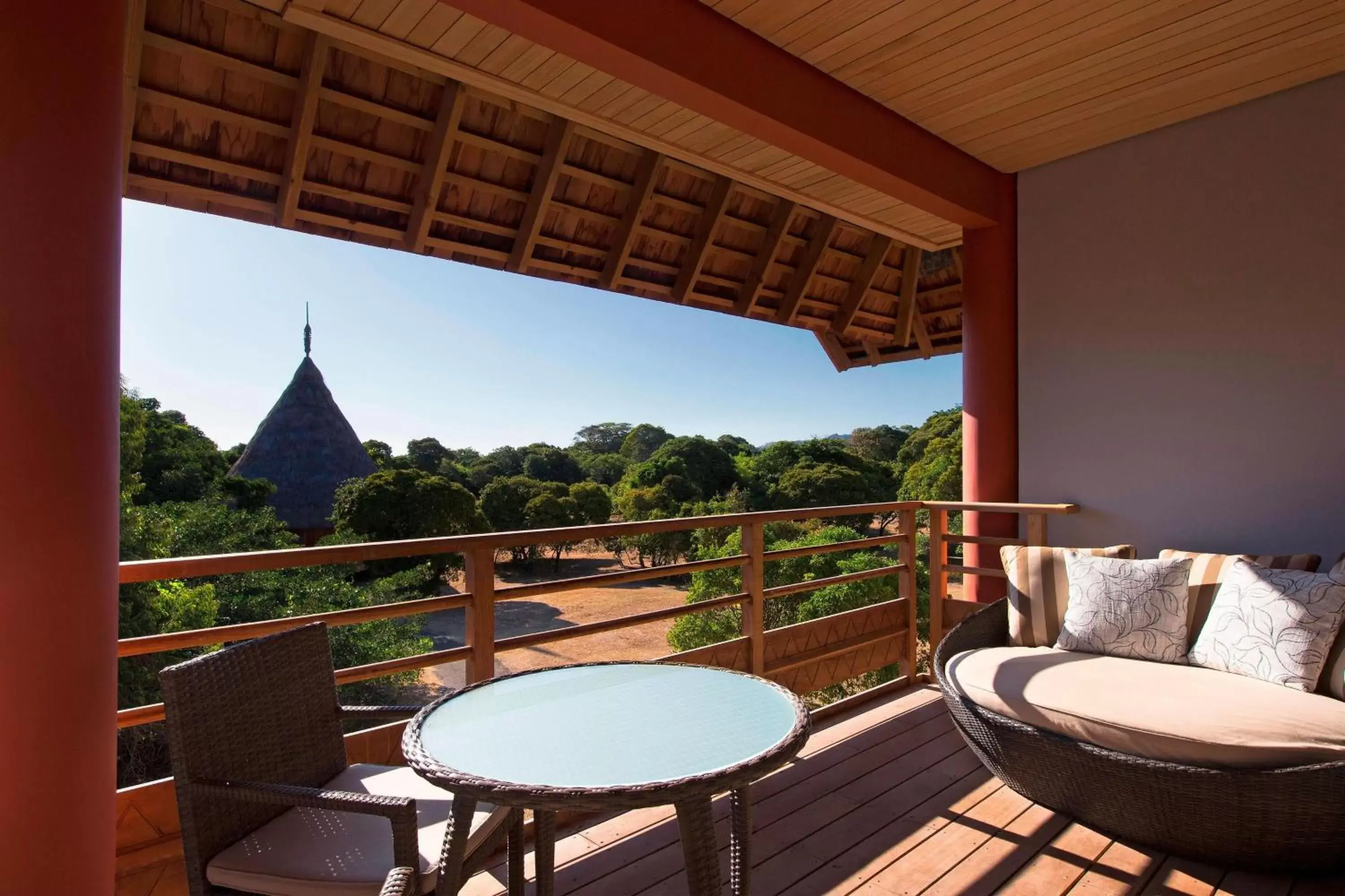 Photo of the whole room, Balcony/Terrace in Sheraton New Caledonia Deva Spa & Golf Resort