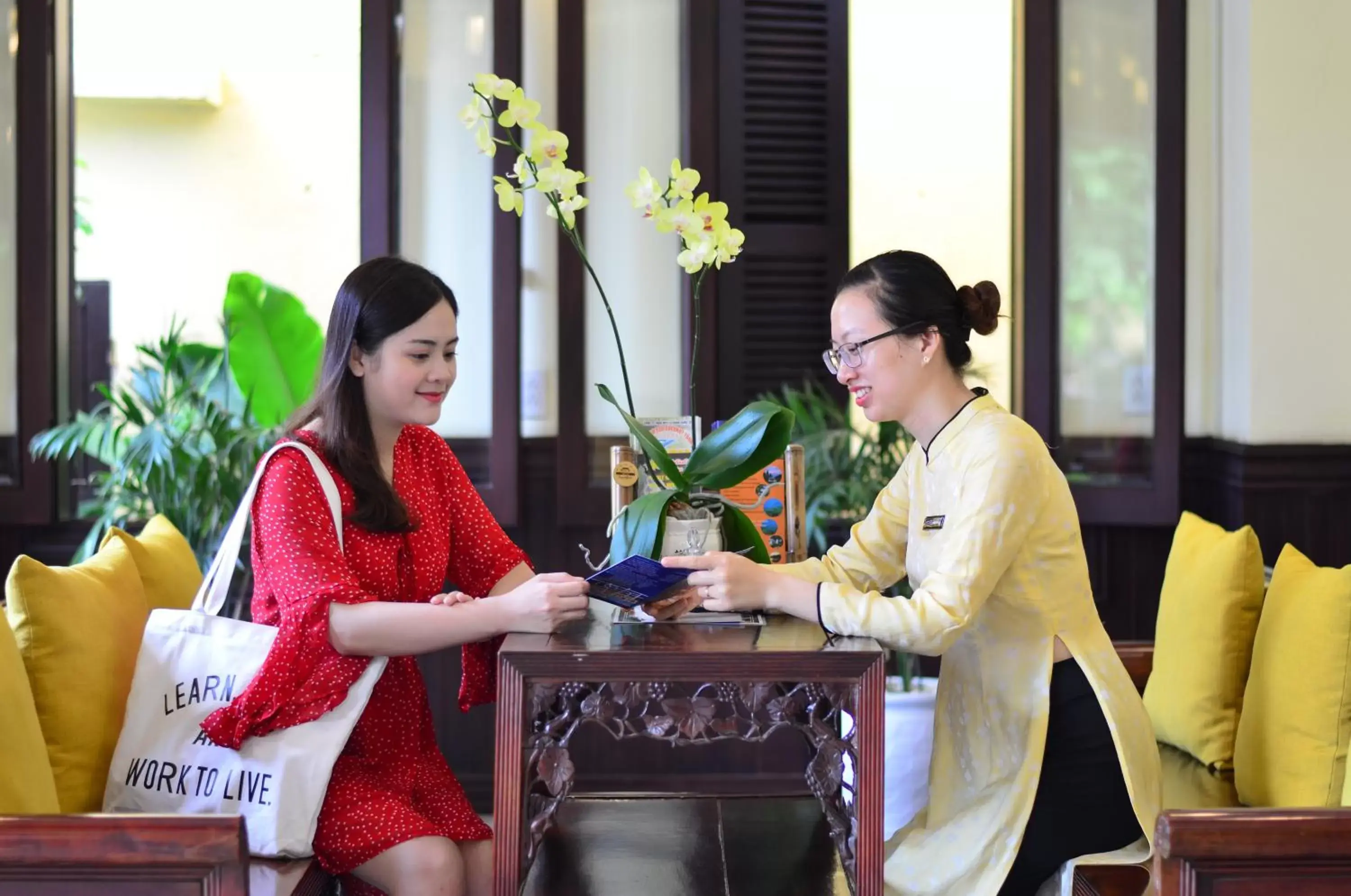 Staff in Hoian Central Hotel