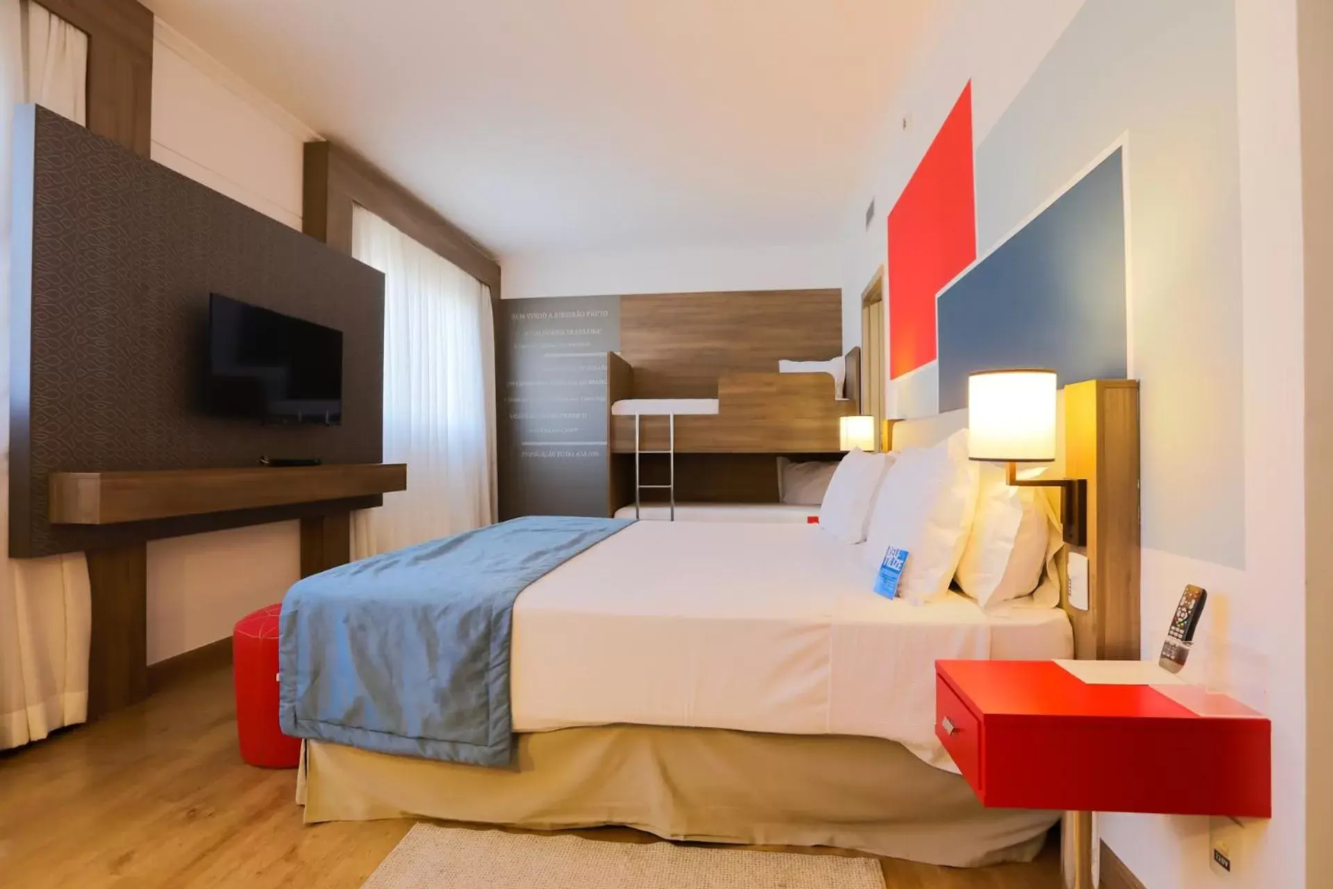 Bed in TRYP By Wyndham Ribeirão Preto