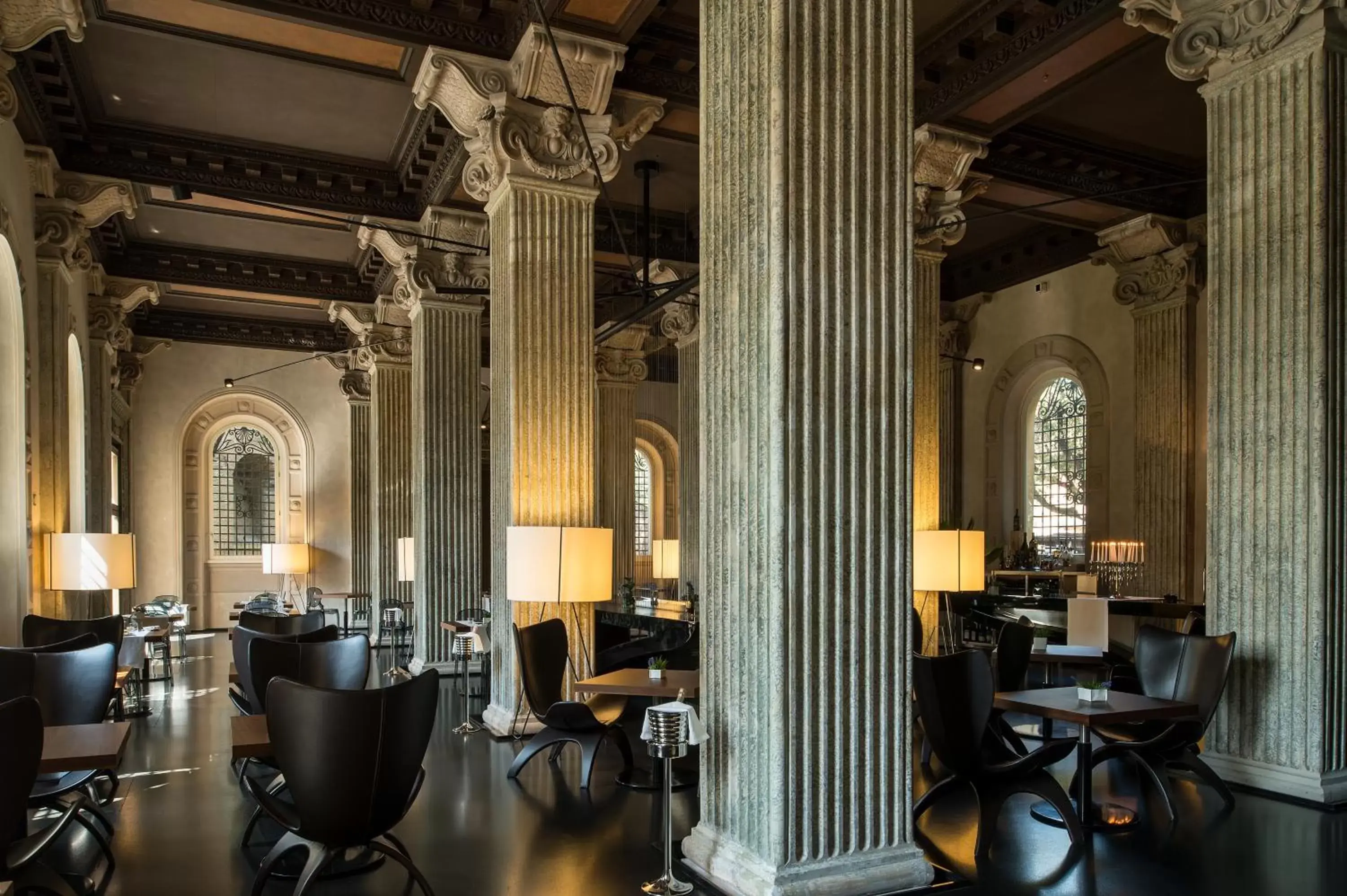 Lounge or bar, Restaurant/Places to Eat in Palazzo Montemartini Rome, A Radisson Collection Hotel