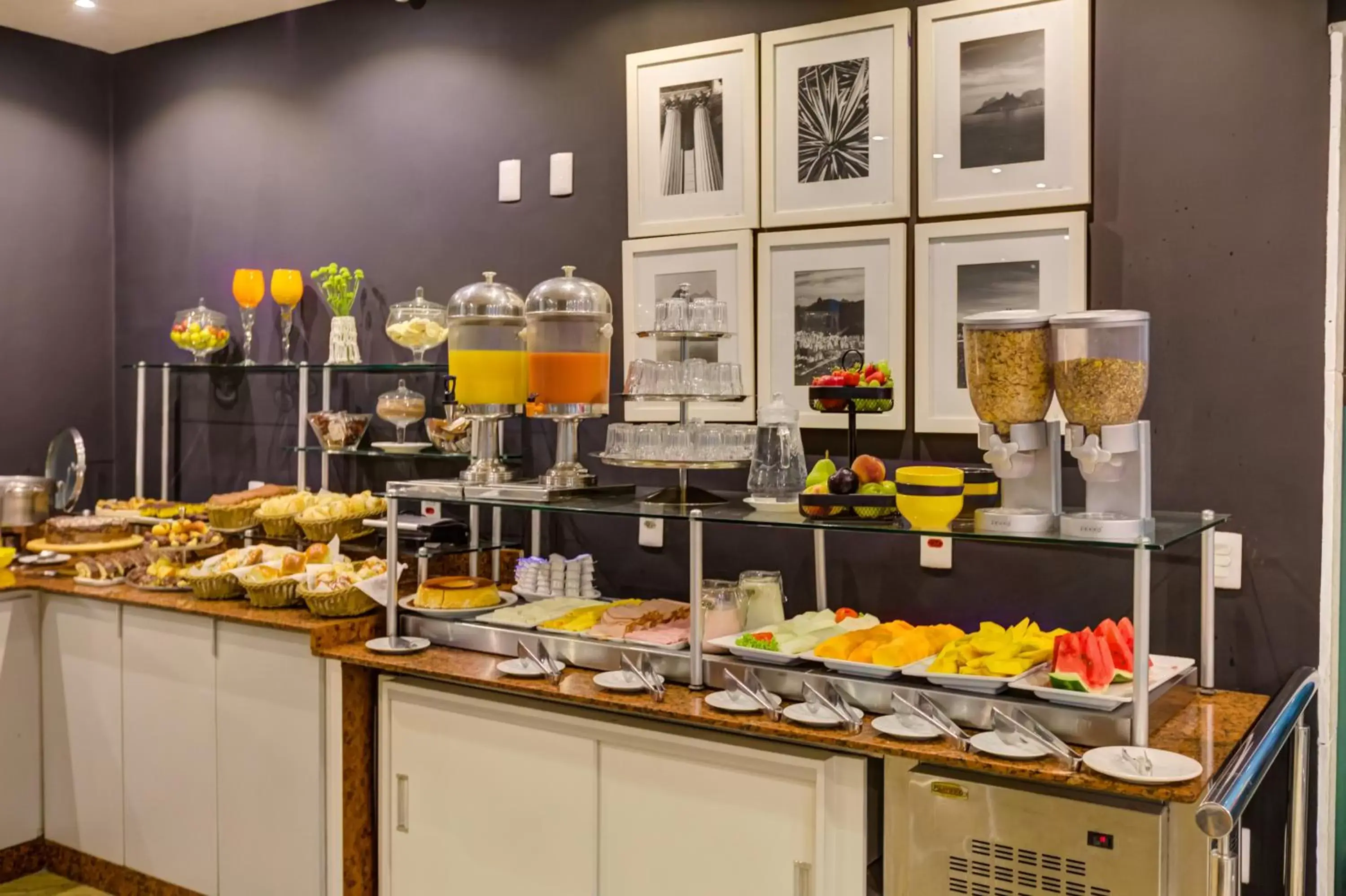 Buffet breakfast in Rio Design Copacabana Hotel