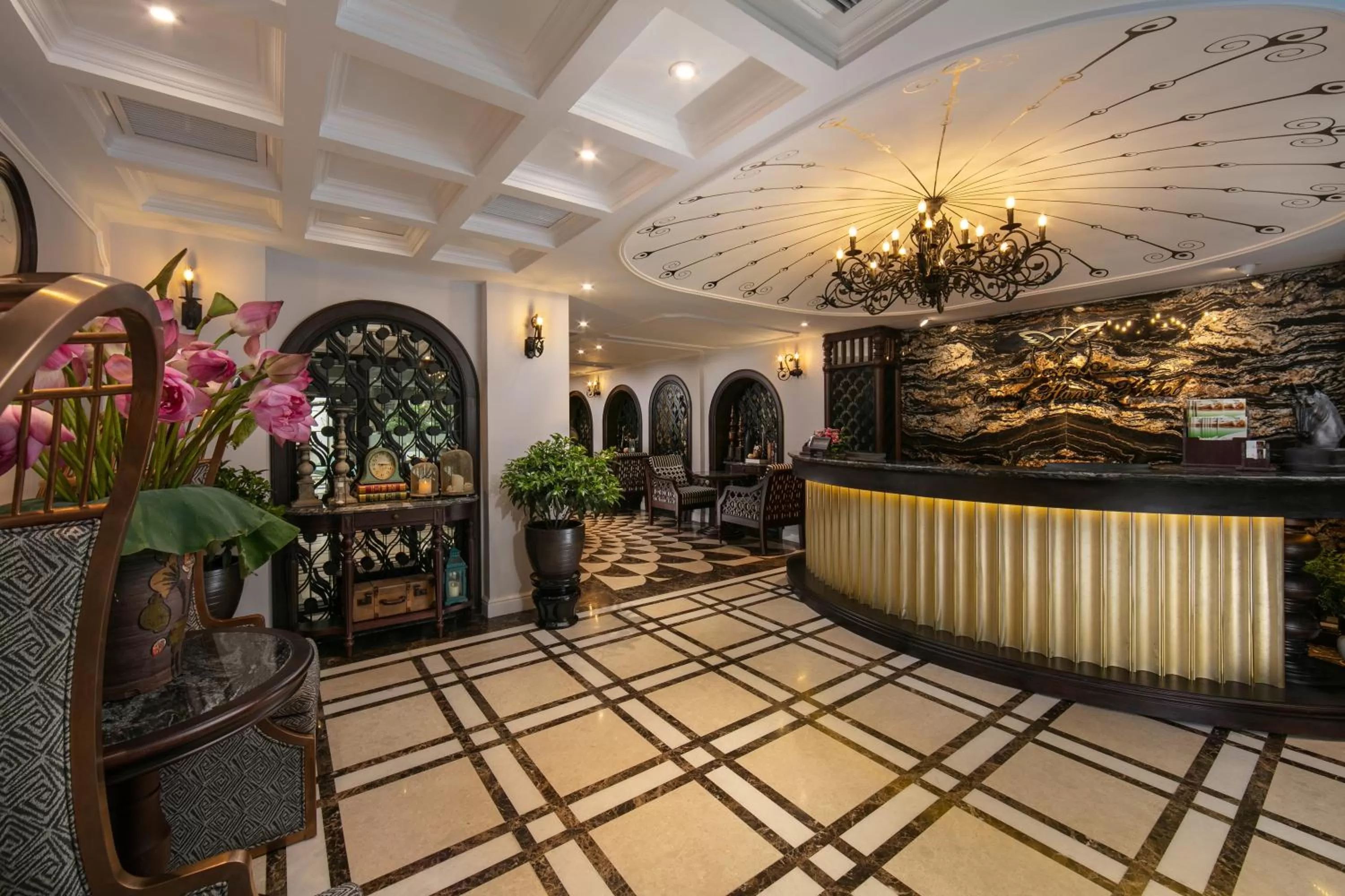 Lobby or reception in Canary Hotel