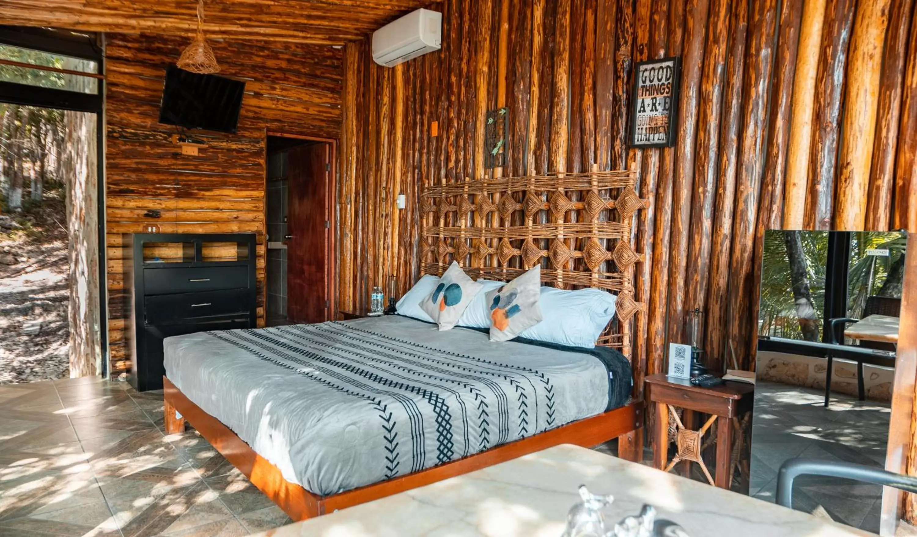 Bedroom, Bed in Hotel Wayak Bacalar