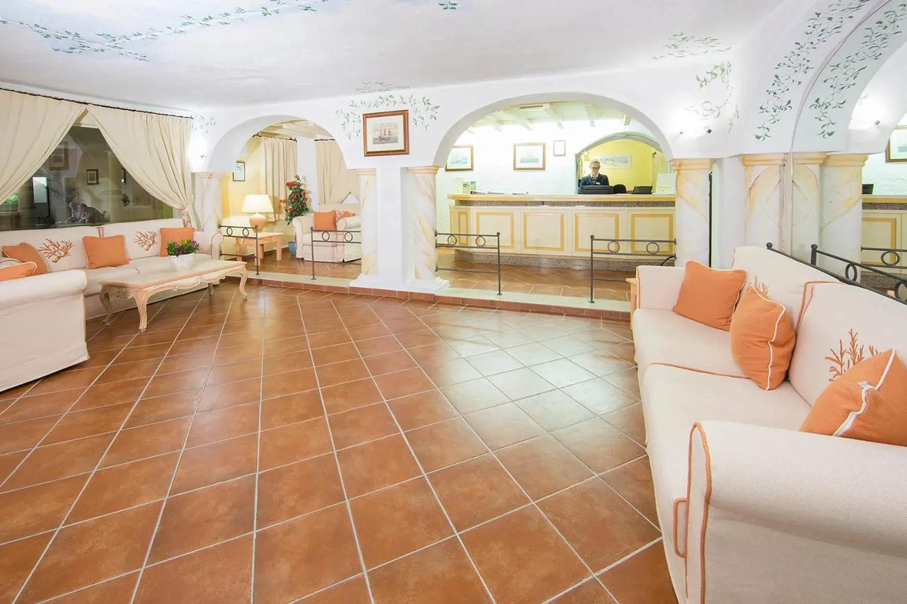 Lobby or reception in Colonna Beach Hotel Marinella Lobby or reception in Colonna Beach Hotel Marinella
