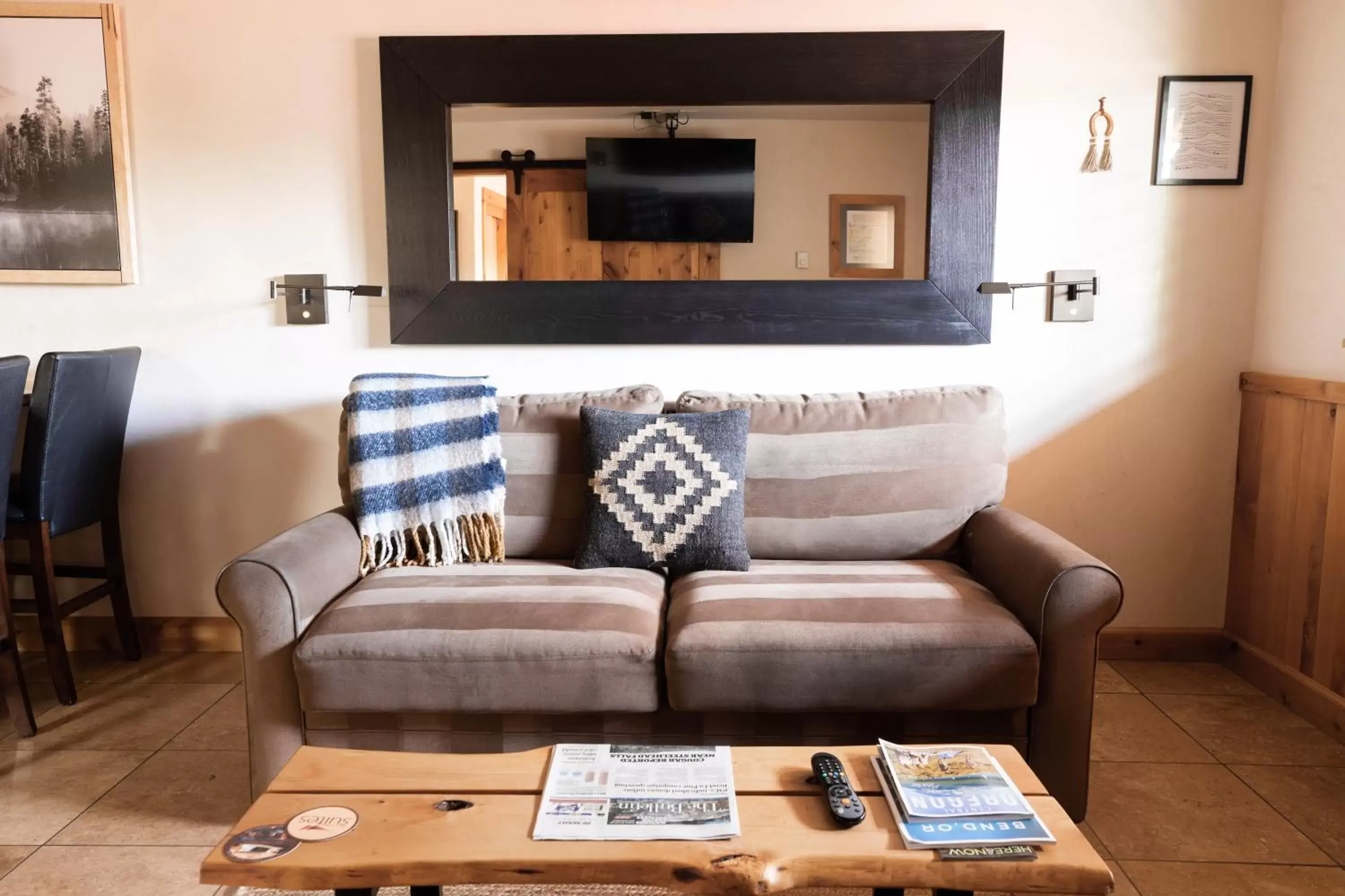 Living room in Wall Street Suites