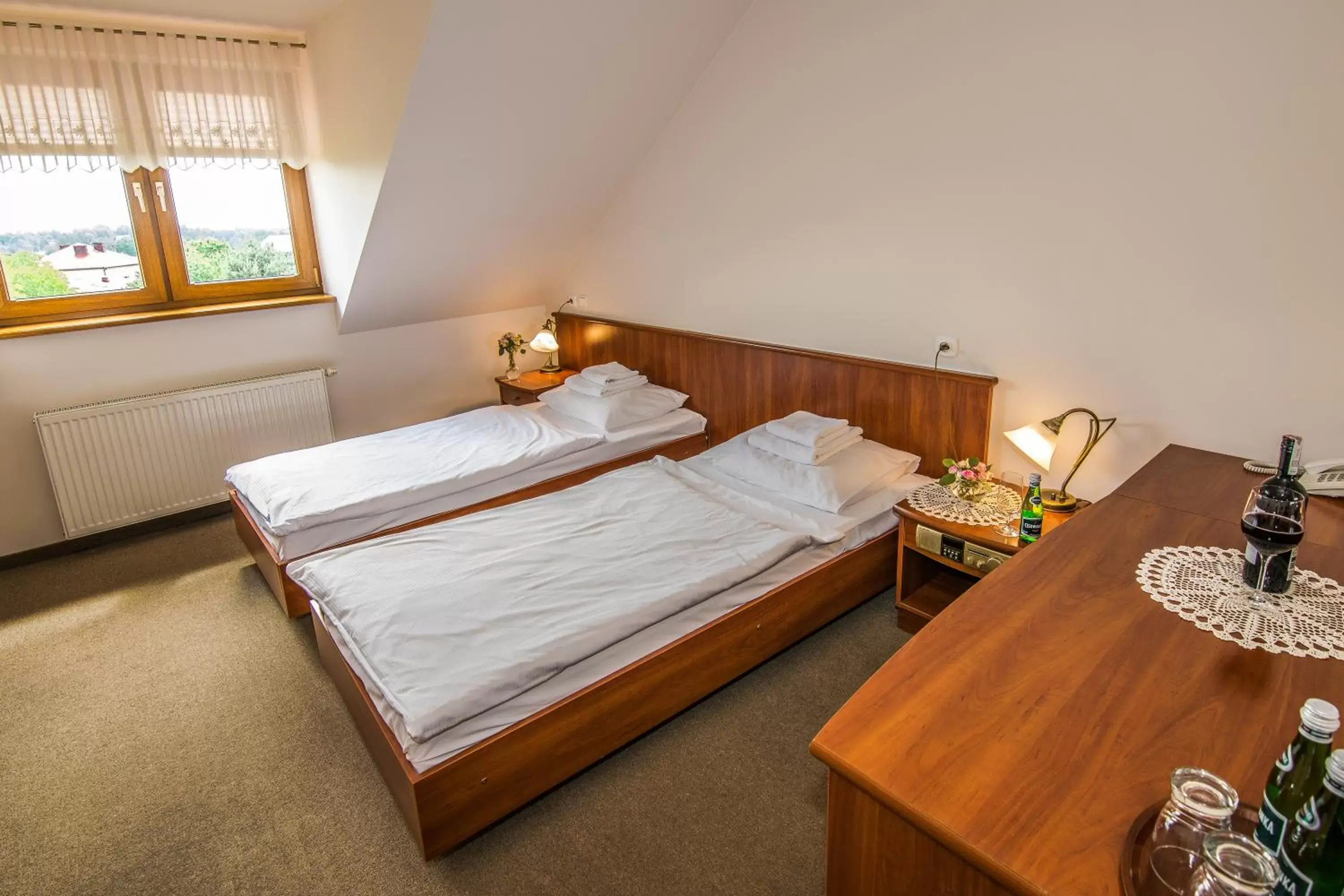 Twin Room - single occupancy in Gościniec Na Rozdrożu Twin Room - single occupancy in Gościniec Na Rozdrożu