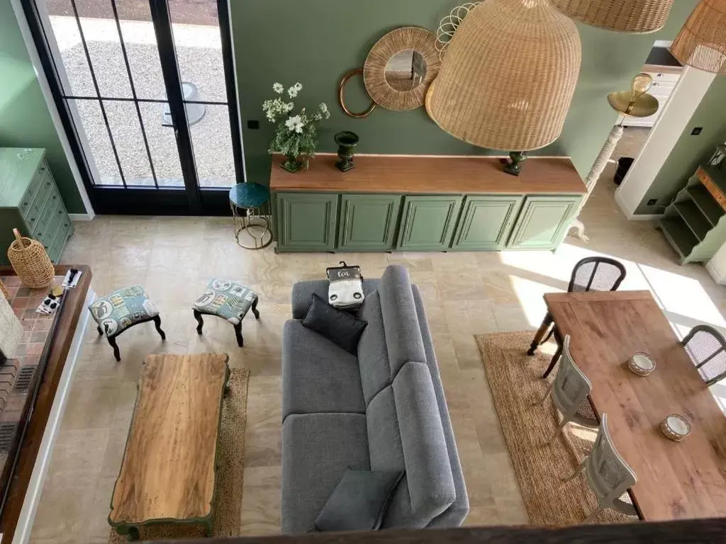 Living room, Seating Area in La plaine de l'Angelus