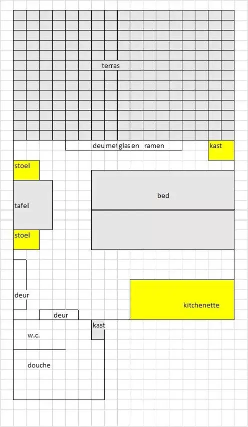 Floor Plan in Emmen bed and breakfast