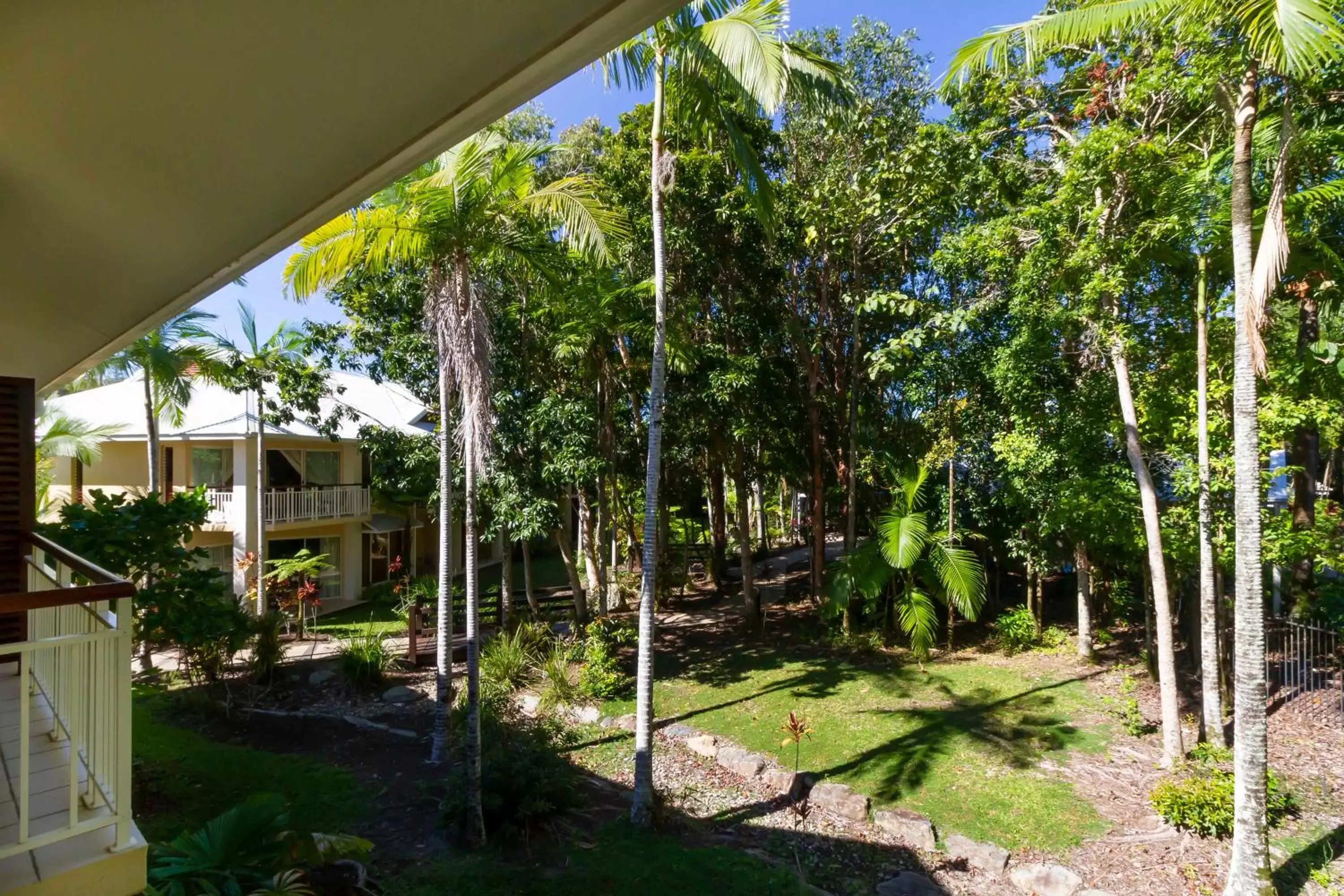 Garden view in Paradise Links Resort Port Douglas Garden view in Paradise Links Resort Port Douglas