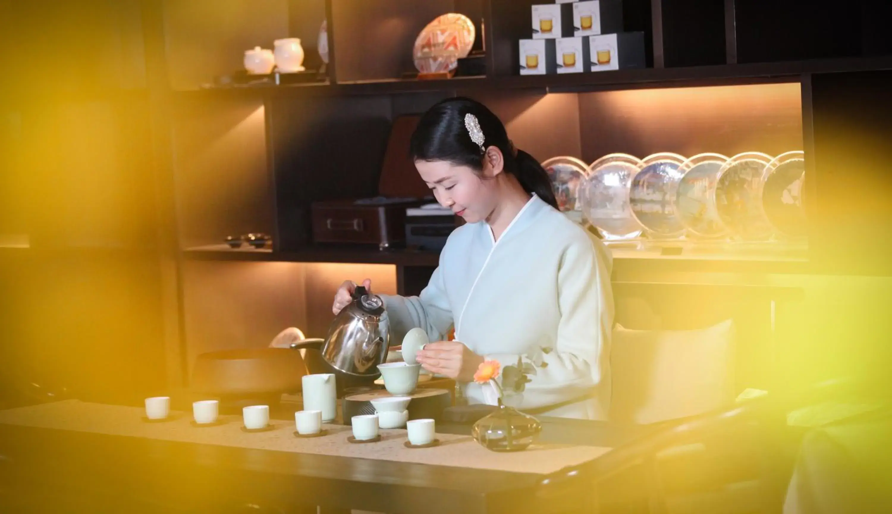 Coffee/tea facilities in Yindu Hotel