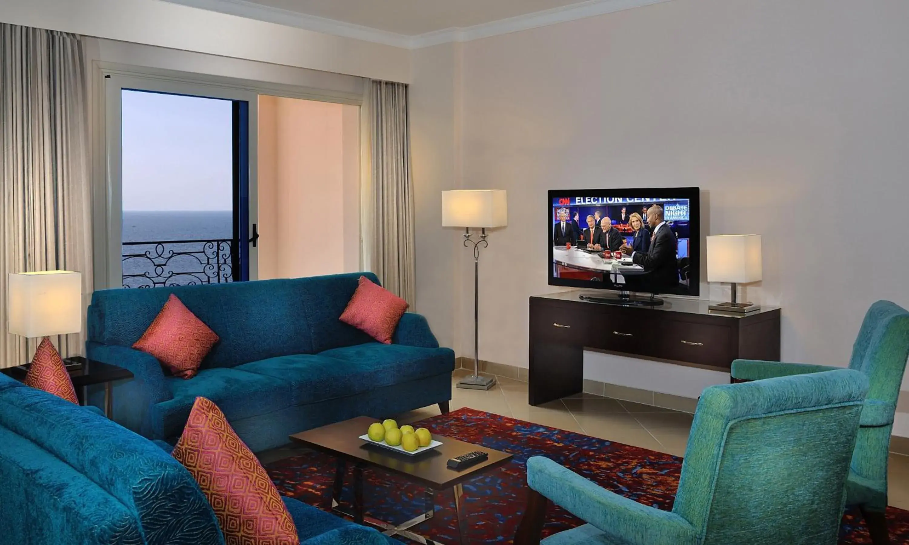 Communal lounge/ TV room, Seating Area in Tolip Hotel Alexandria