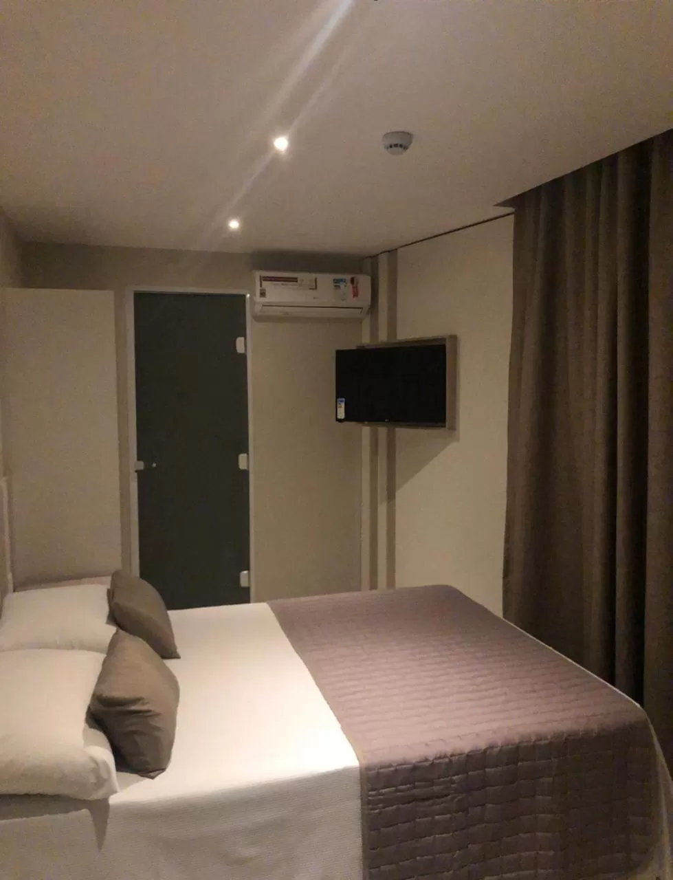 Bed in Jandira Premiêr Hotel