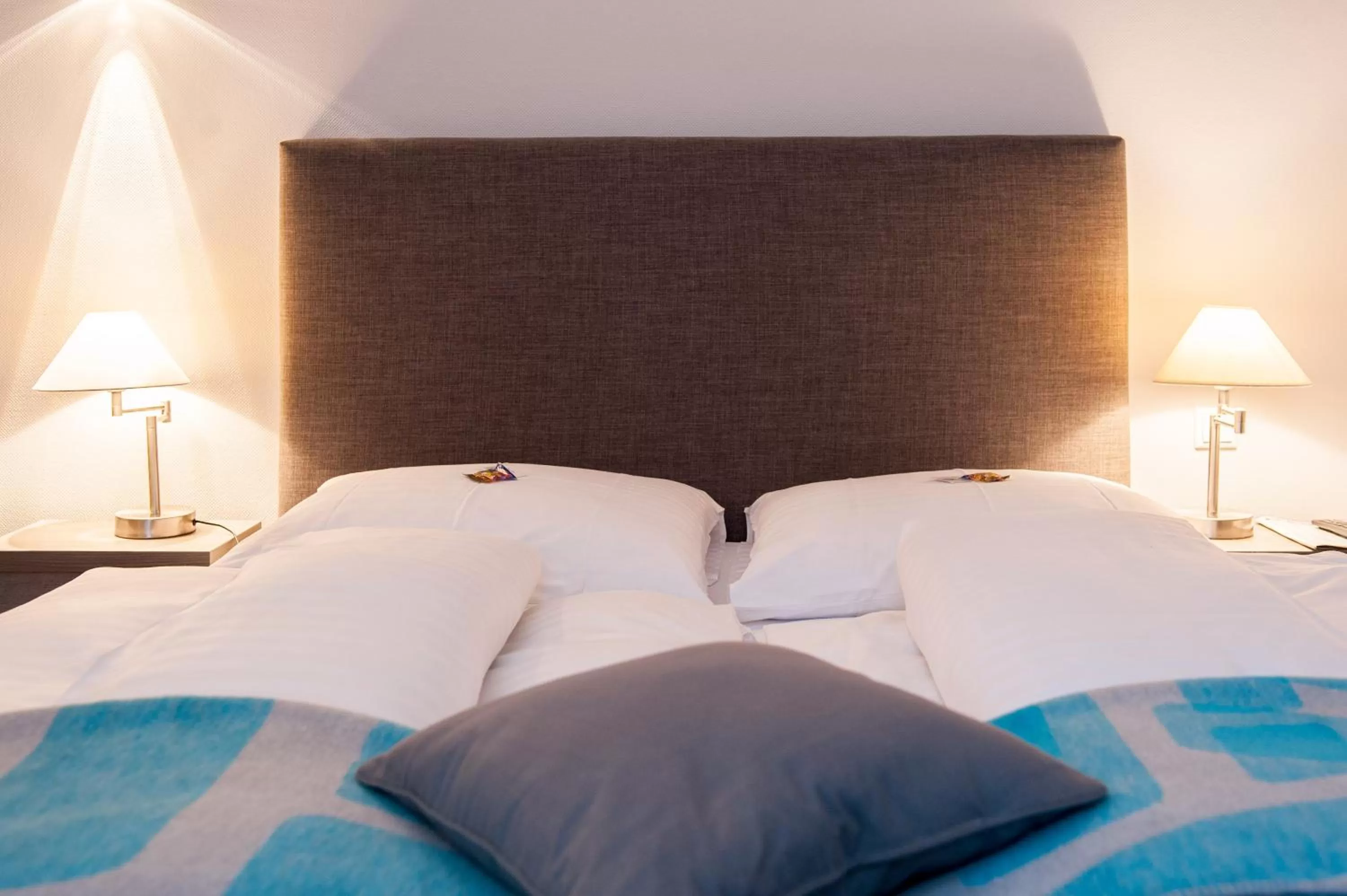 Decorative detail, Bed in Hotel Alte Redaktion