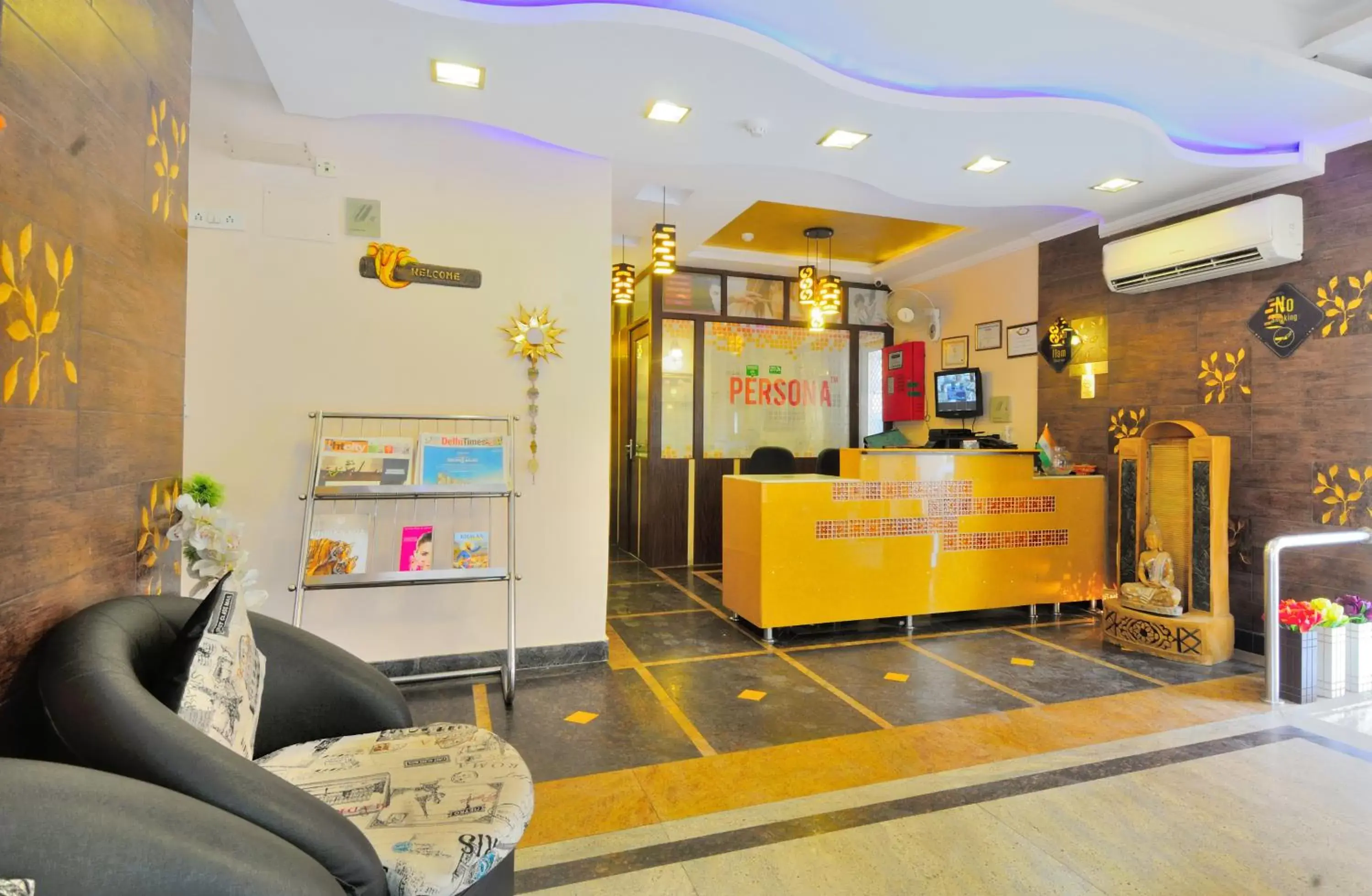 Lobby or reception in Persona International Hotel Karol Bagh Delhi Lobby or reception in Persona International Hotel Karol Bagh Delhi