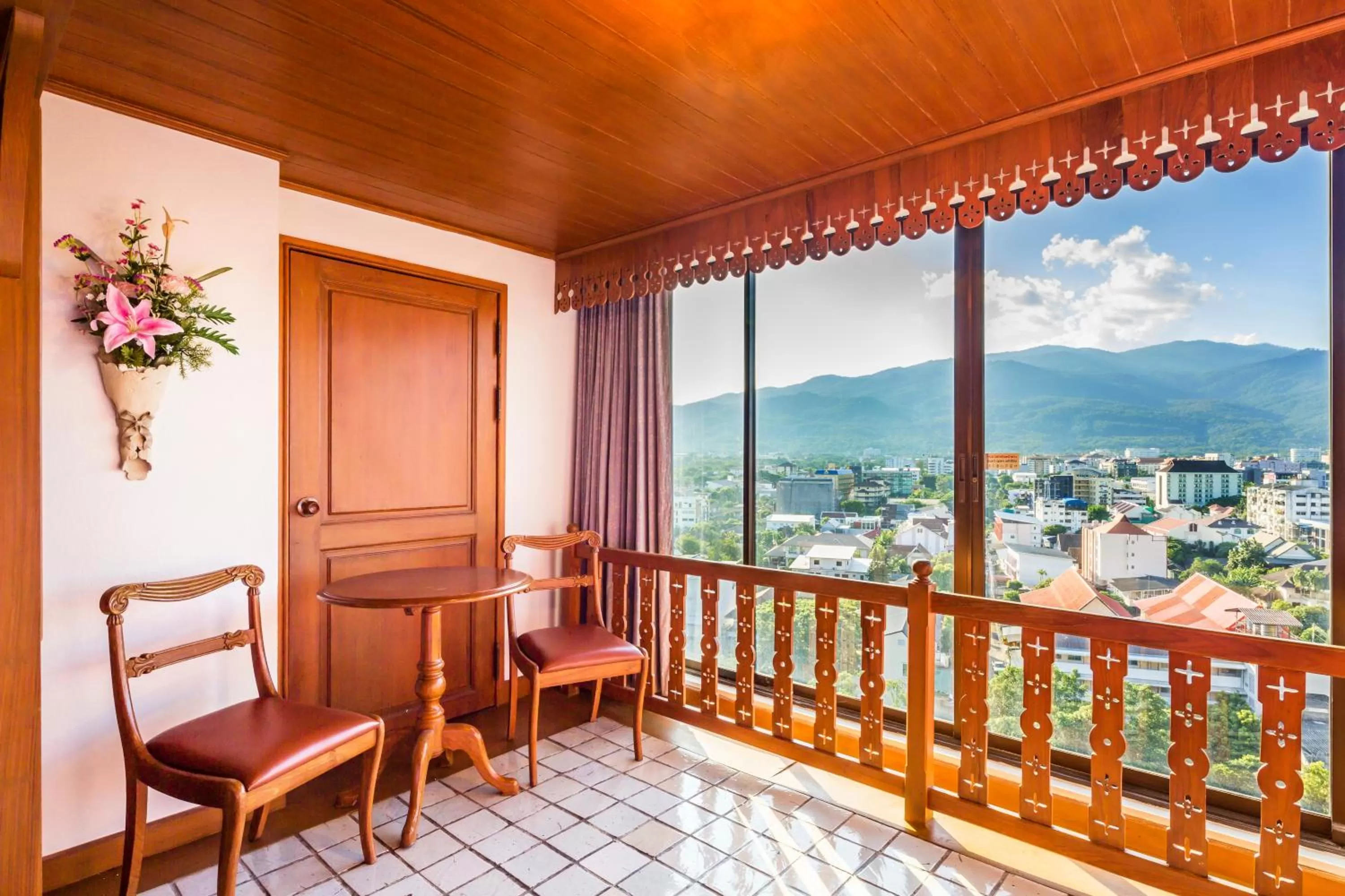 Seating area in Lotus Pang Suan Kaew Hotel