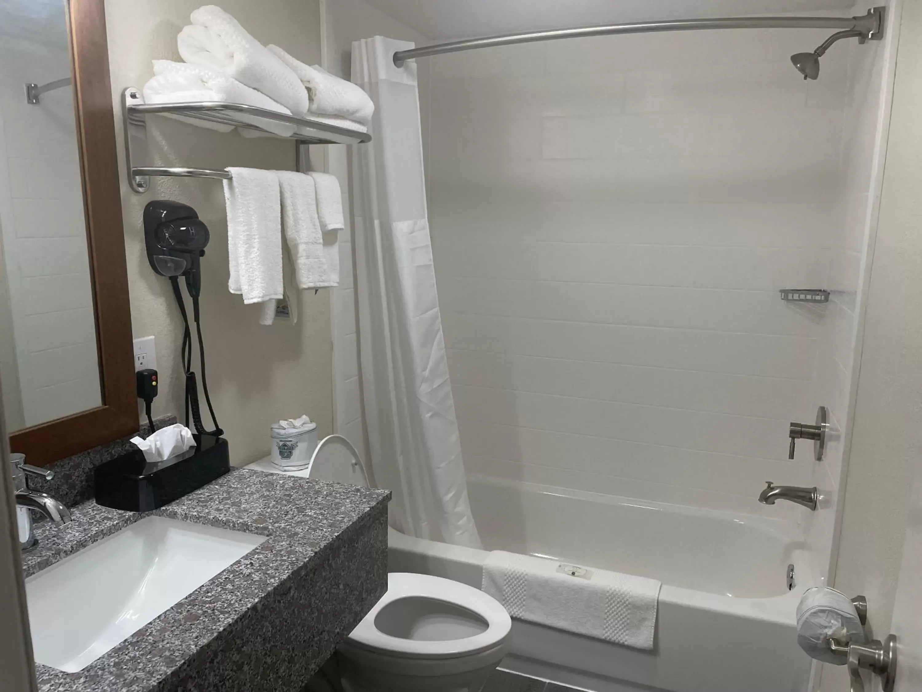 Bathroom in Quality Inn & Suites Spring Lake - Fayetteville Near Fort Liberty